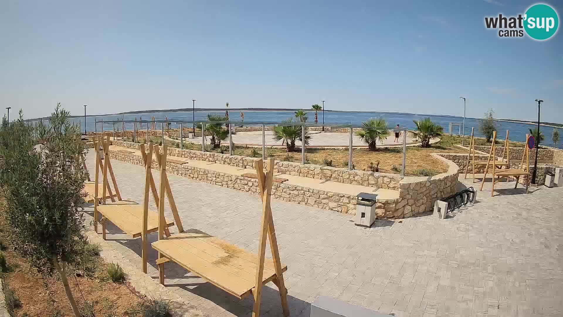 Webcam Mandre – Escenario de verano Velika điga | Isla de Pag