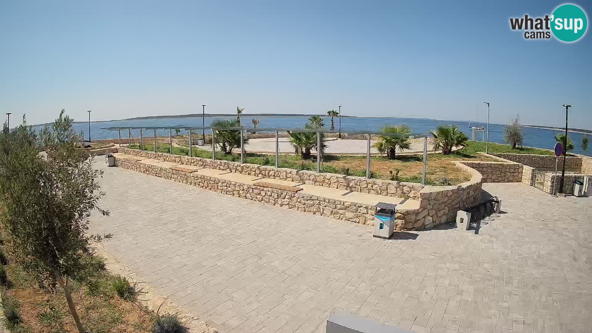 Webcam Mandre – Escenario de verano Velika điga | Isla de Pag