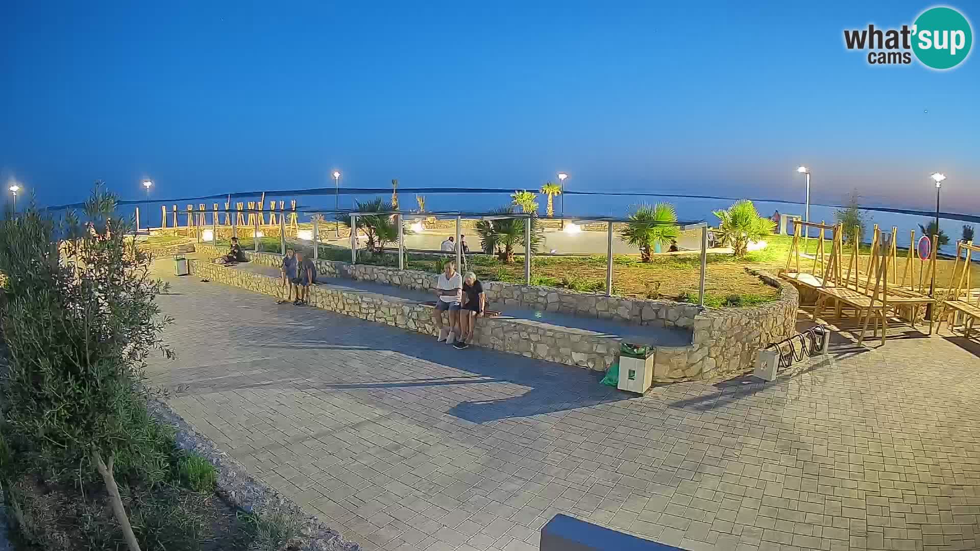 Webcam Mandre – Palco estivo Velika điga | Isola di Pag