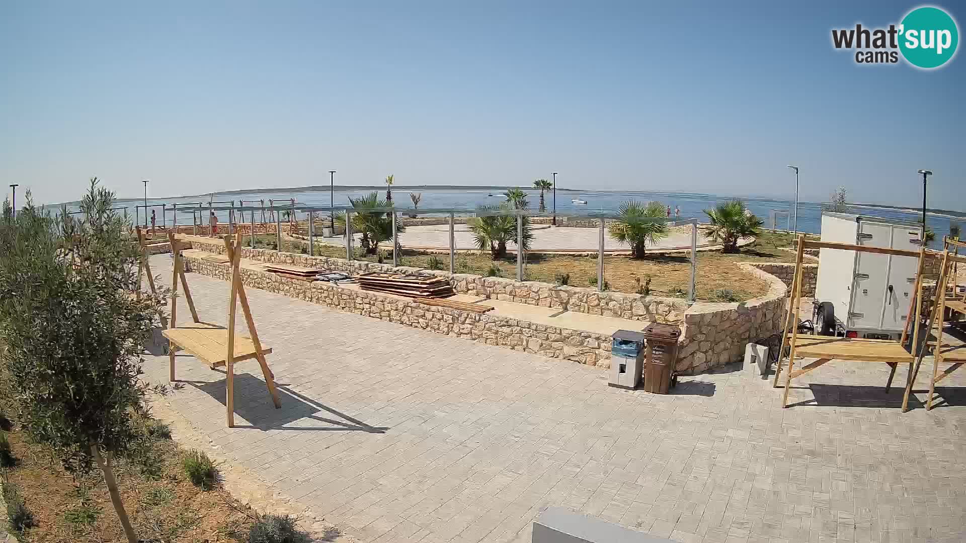 Webcam Mandre – Palco estivo Velika điga | Isola di Pag