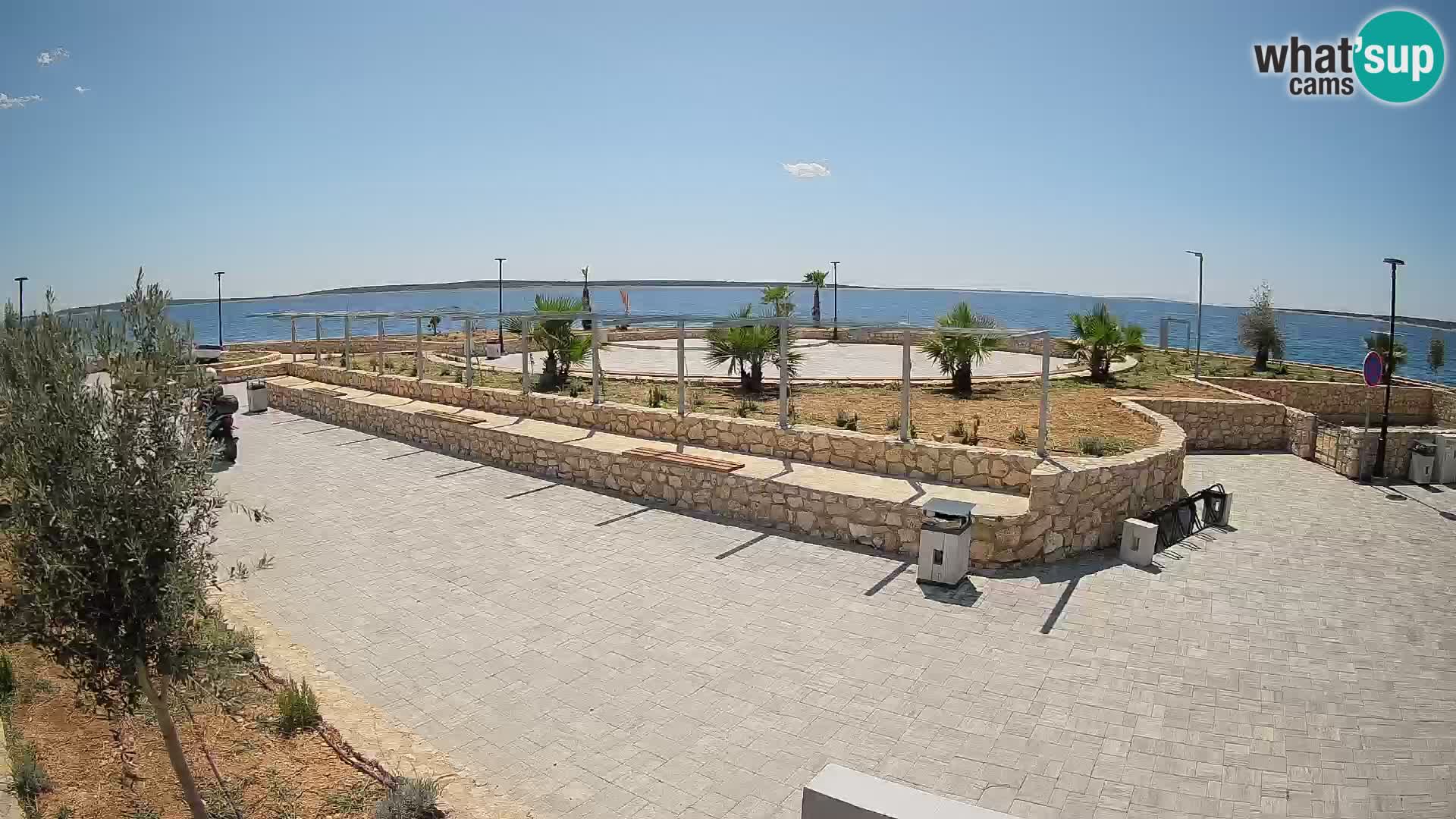 Webcam Mandre – Escenario de verano Velika điga | Isla de Pag