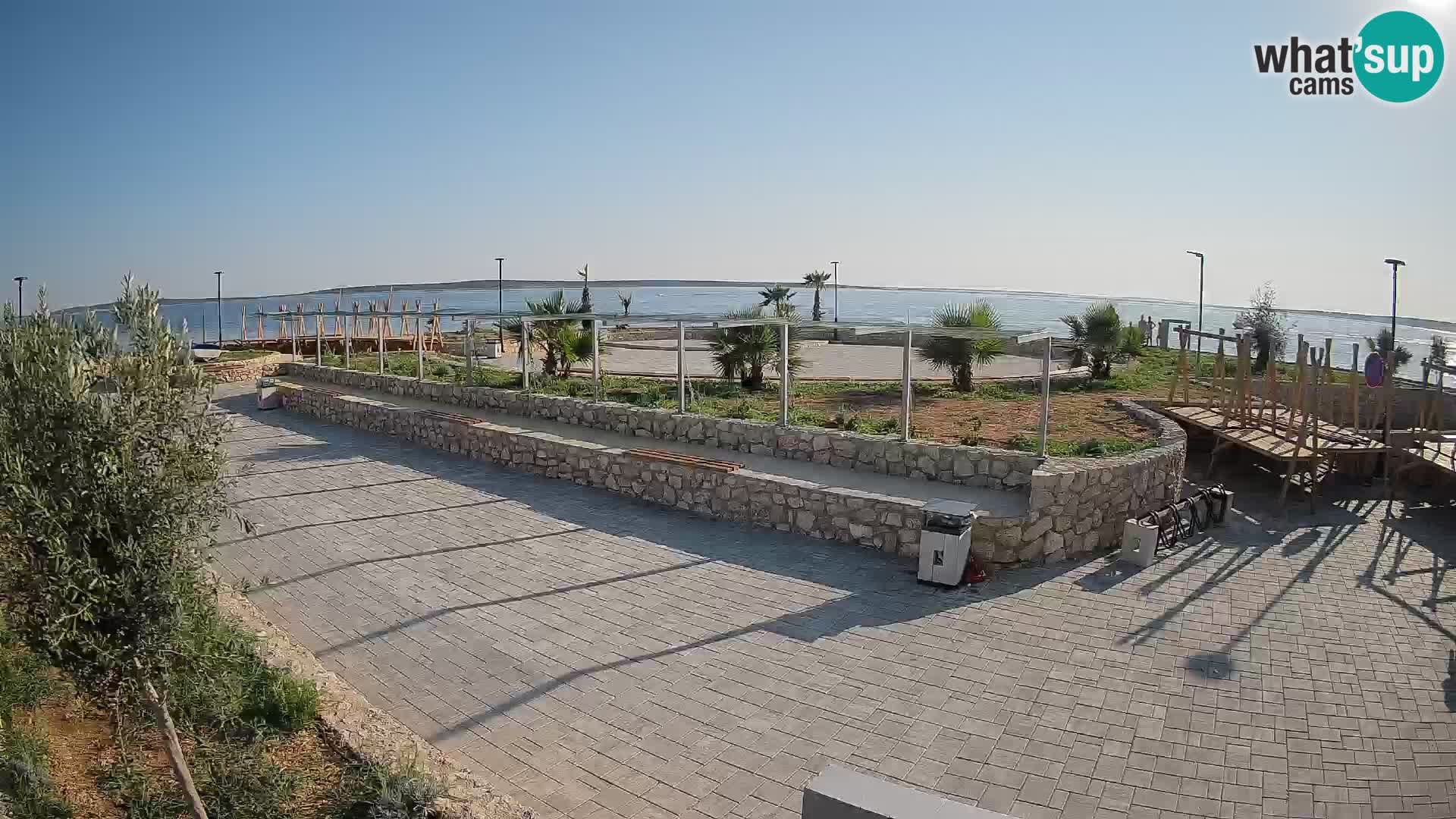 Webcam Mandre – Escenario de verano Velika điga | Isla de Pag