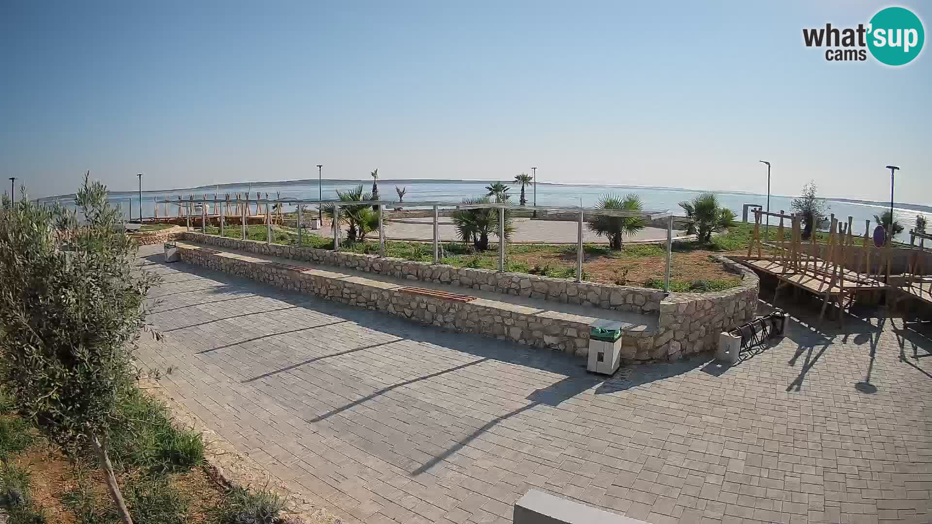 Mandre Summer Stage Webcam – Velika điga | Pag Island