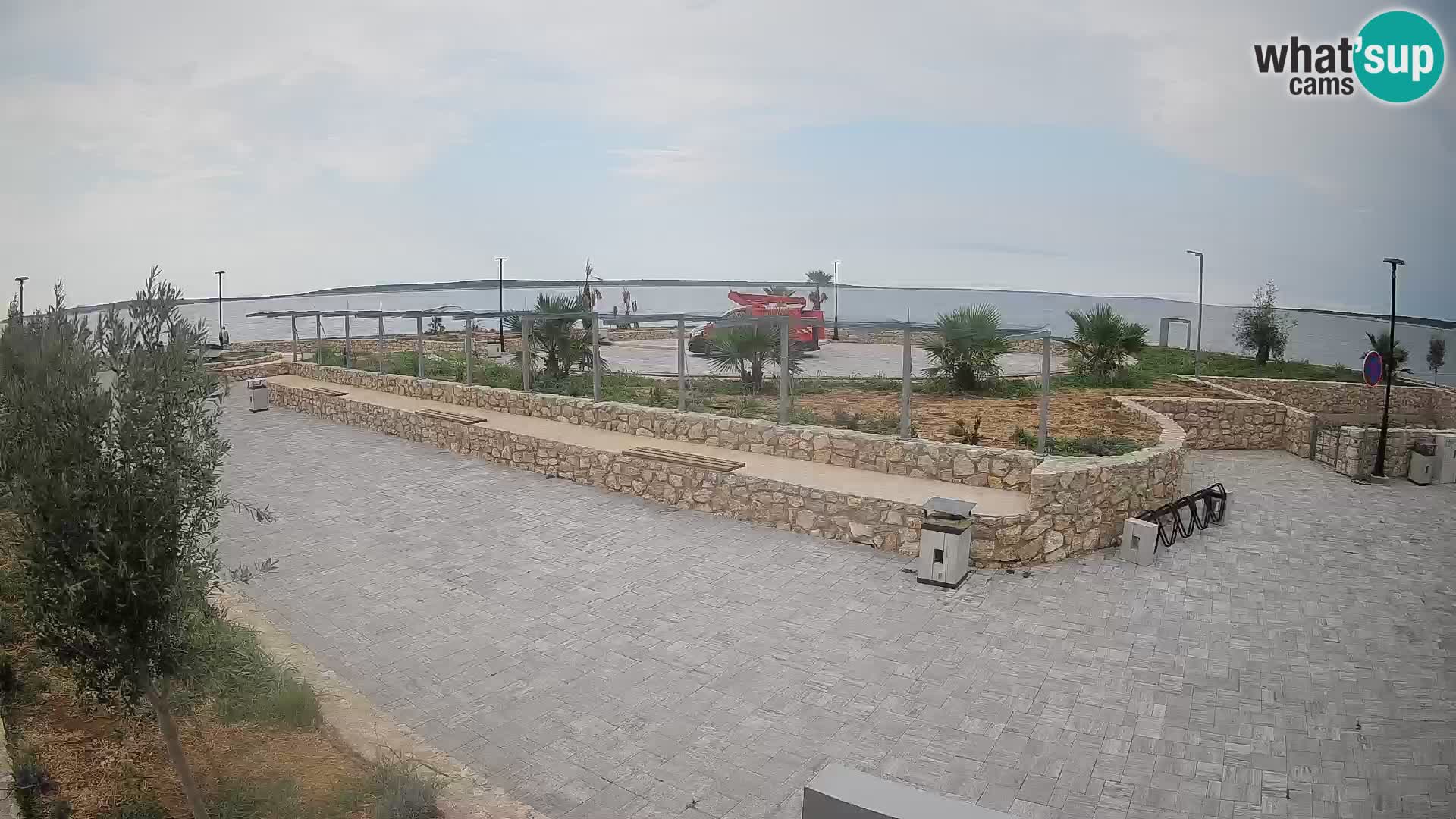 Webcam Mandre – Escenario de verano Velika điga | Isla de Pag