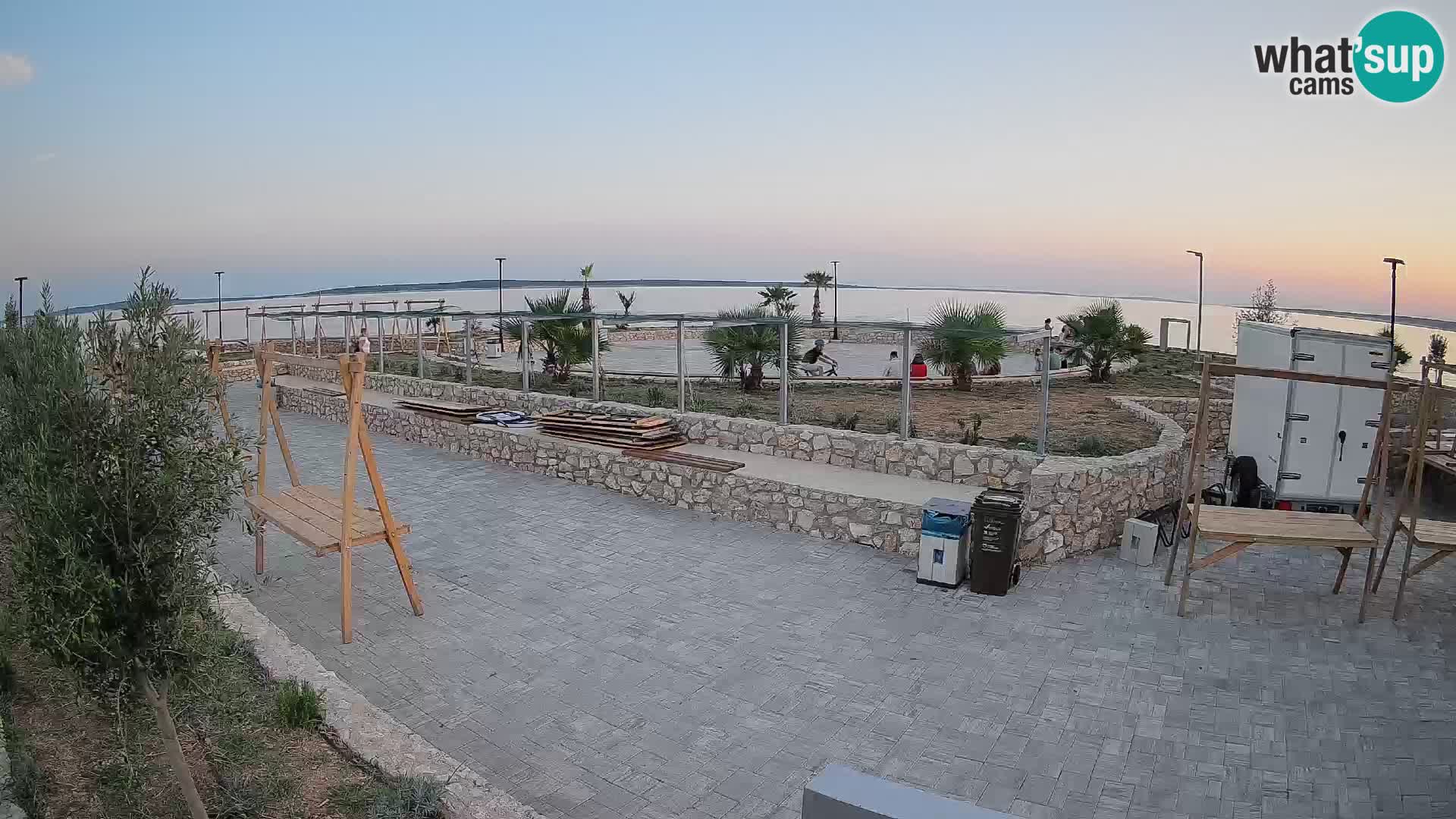 Webcam Mandre – Scène estivale Velika điga | Île de Pag