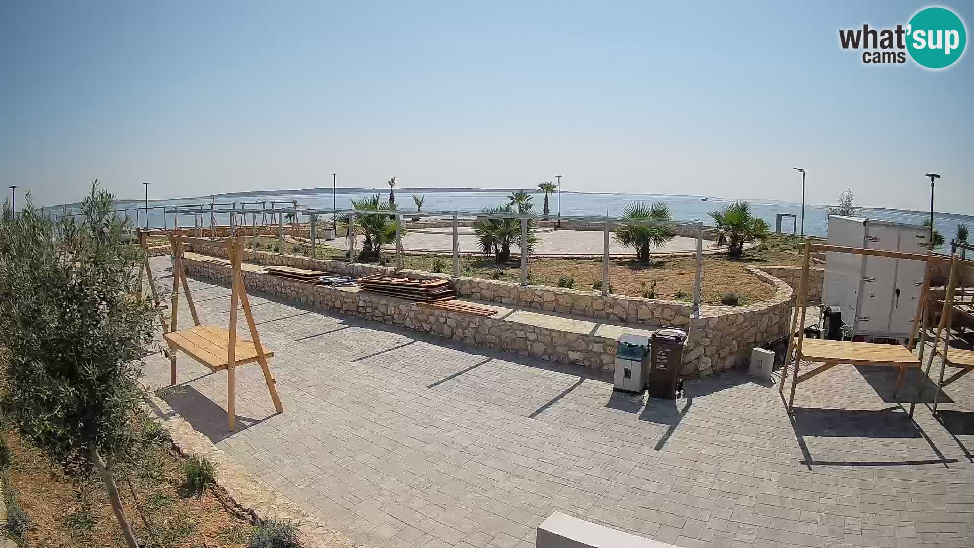 Webcam Mandre – Palco estivo Velika điga | Isola di Pag