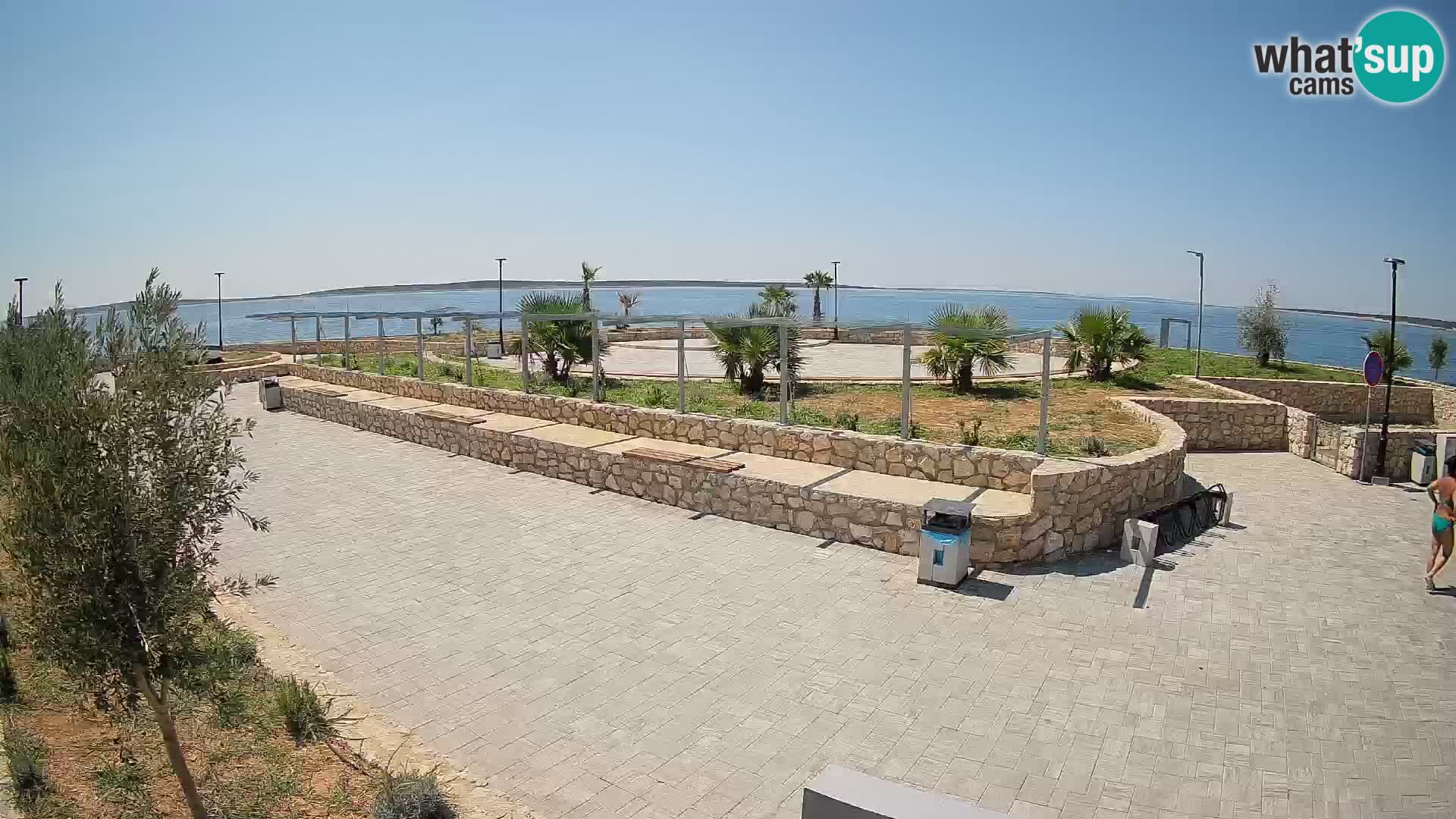 Webcam Mandre – Escenario de verano Velika điga | Isla de Pag