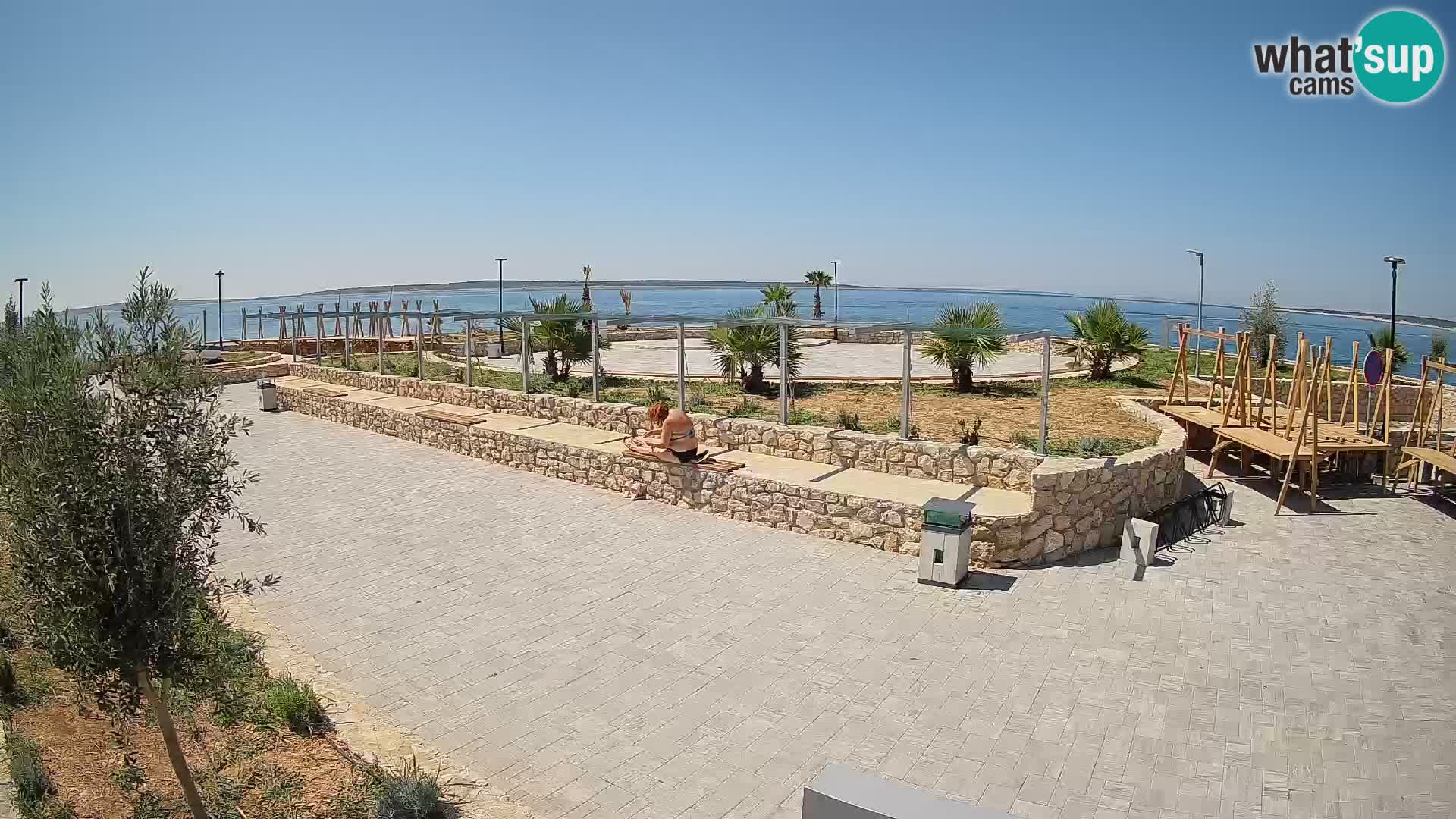 Webcam Mandre – Scène estivale Velika điga | Île de Pag