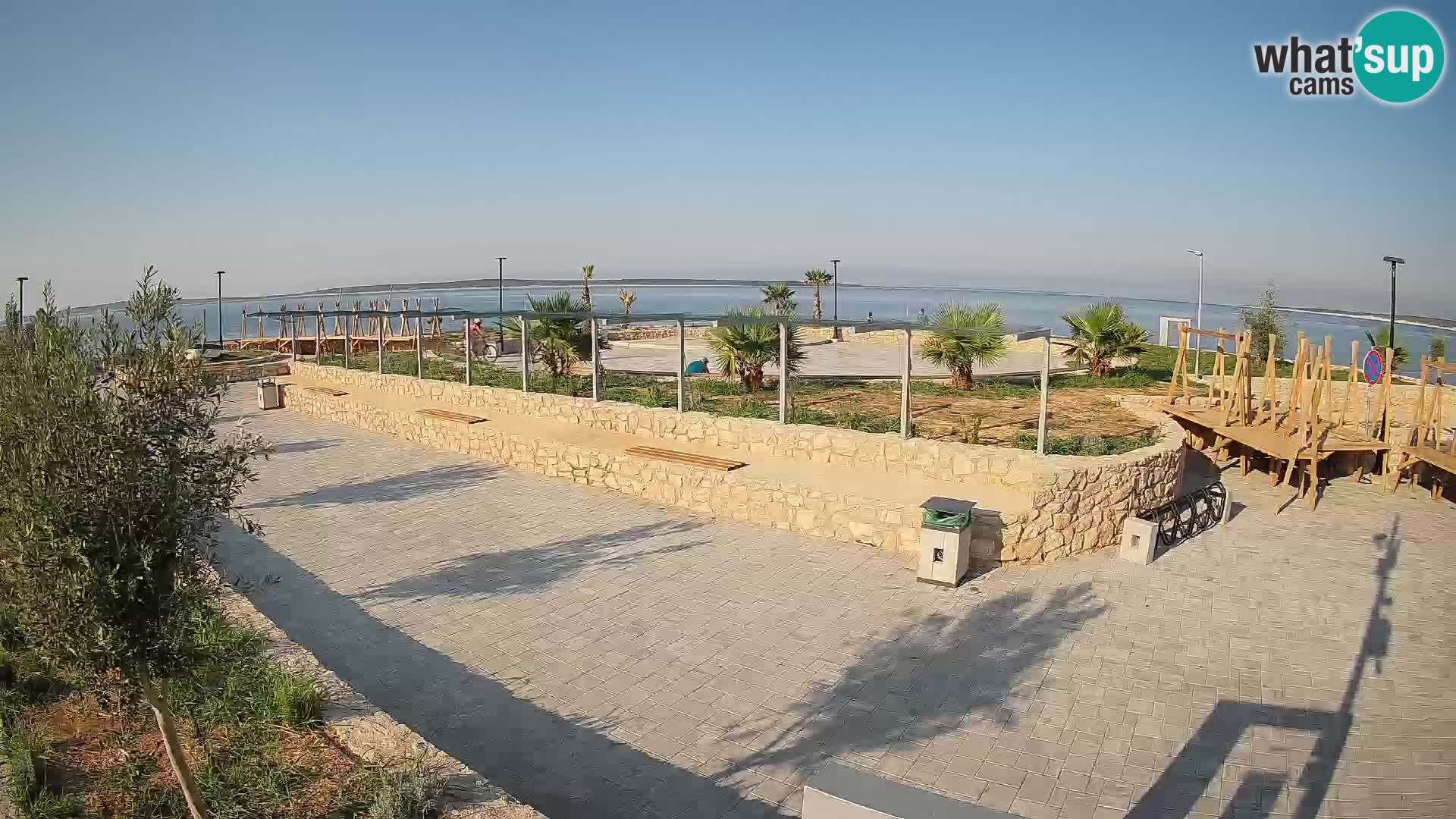 Webcam Mandre – Scène estivale Velika điga | Île de Pag