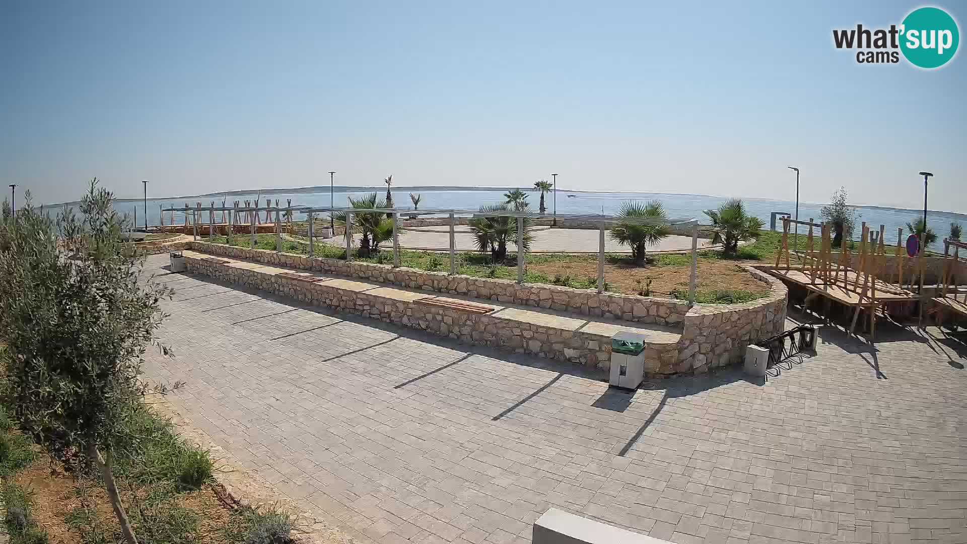 Mandre Summer Stage Webcam – Velika điga | Pag Island
