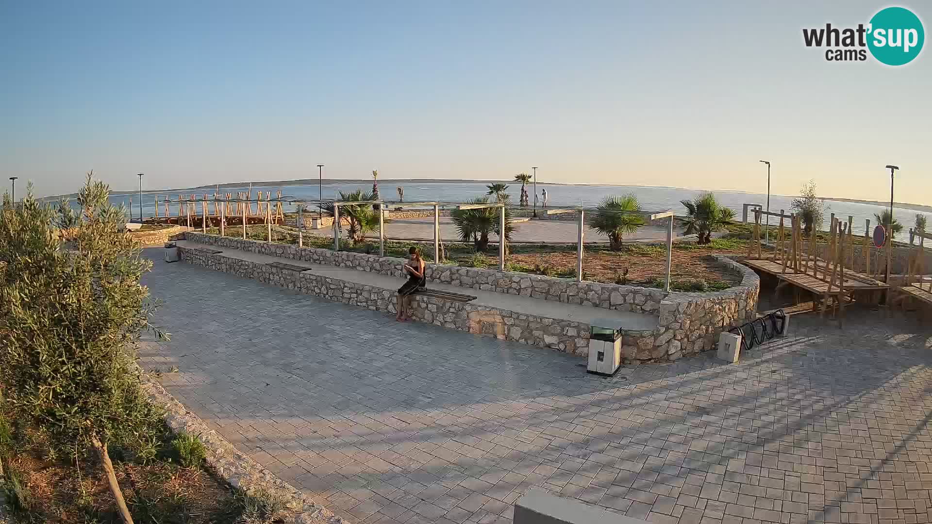 Mandre Summer Stage Webcam – Velika điga | Pag Island