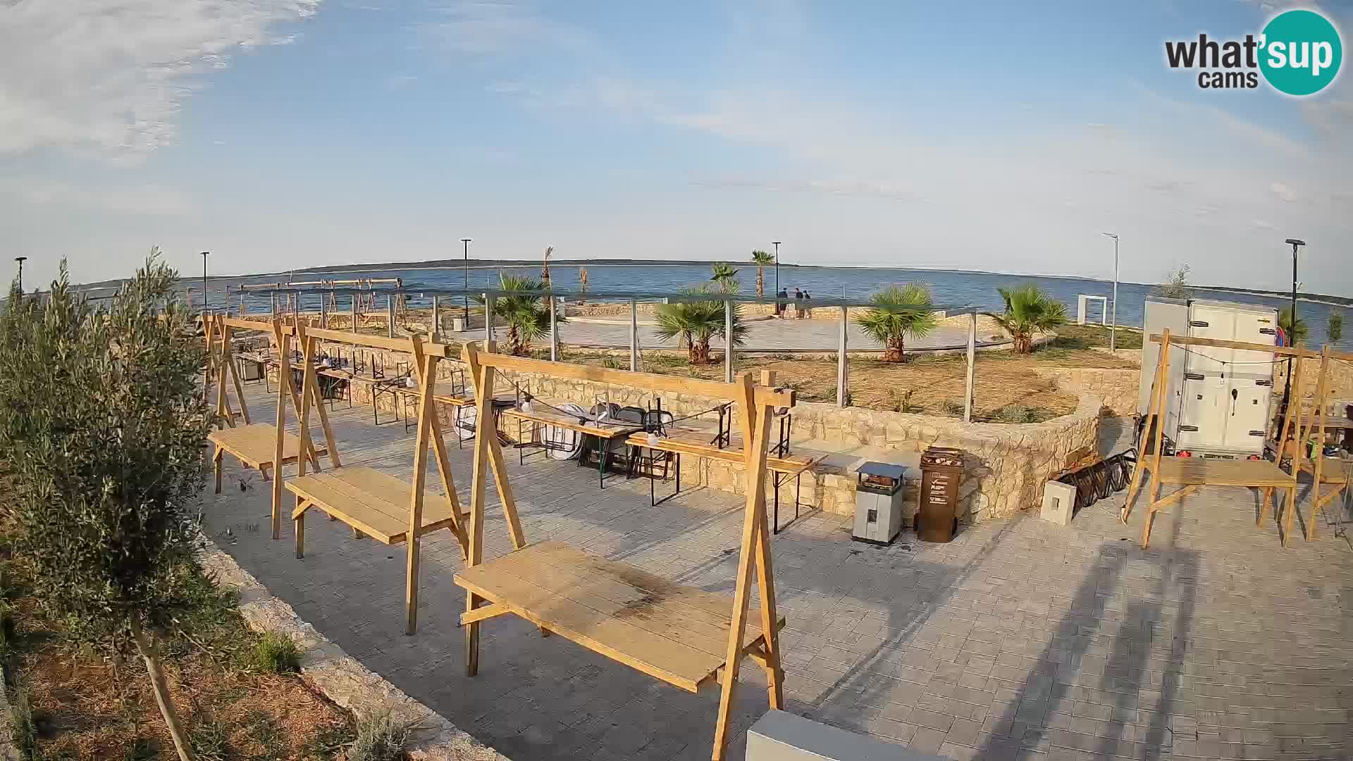 Webcam Mandre – Scène estivale Velika điga | Île de Pag