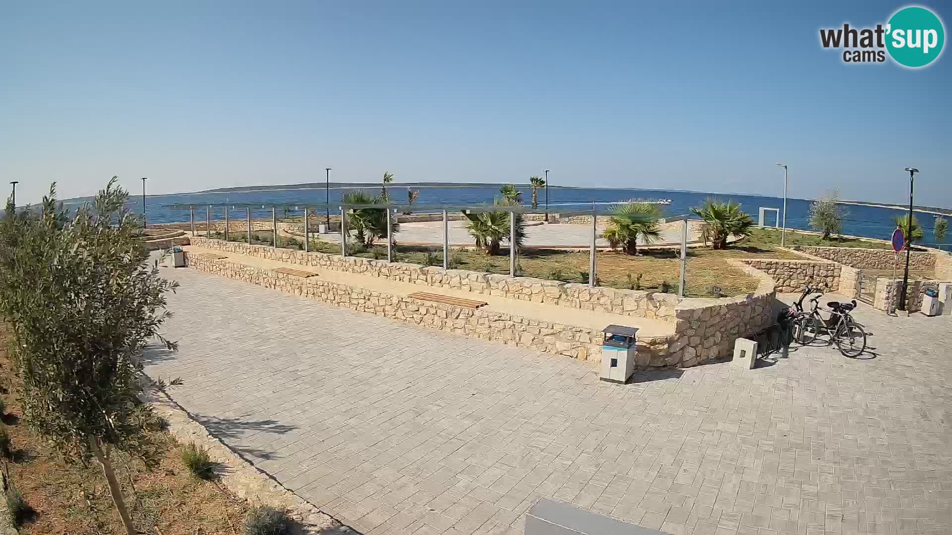 Webcam Mandre – Escenario de verano Velika điga | Isla de Pag