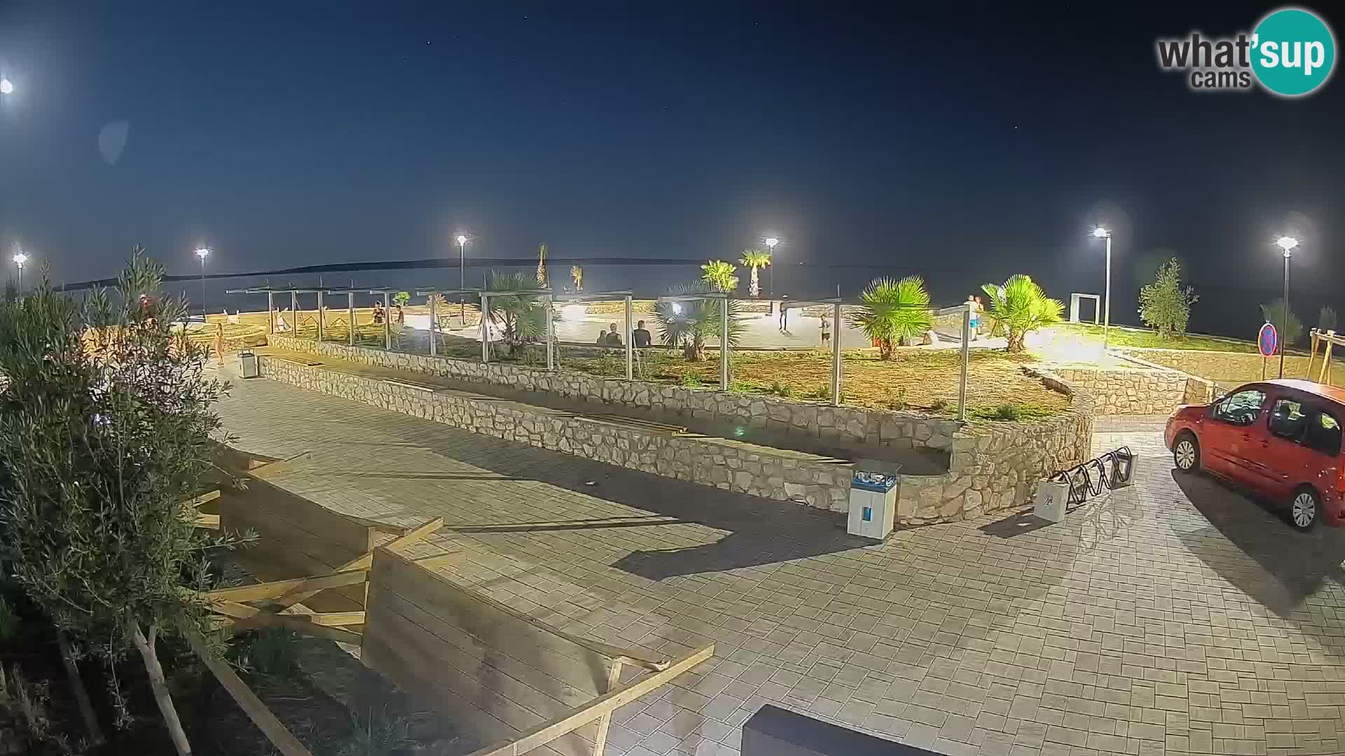 Webcam Mandre – Escenario de verano Velika điga | Isla de Pag