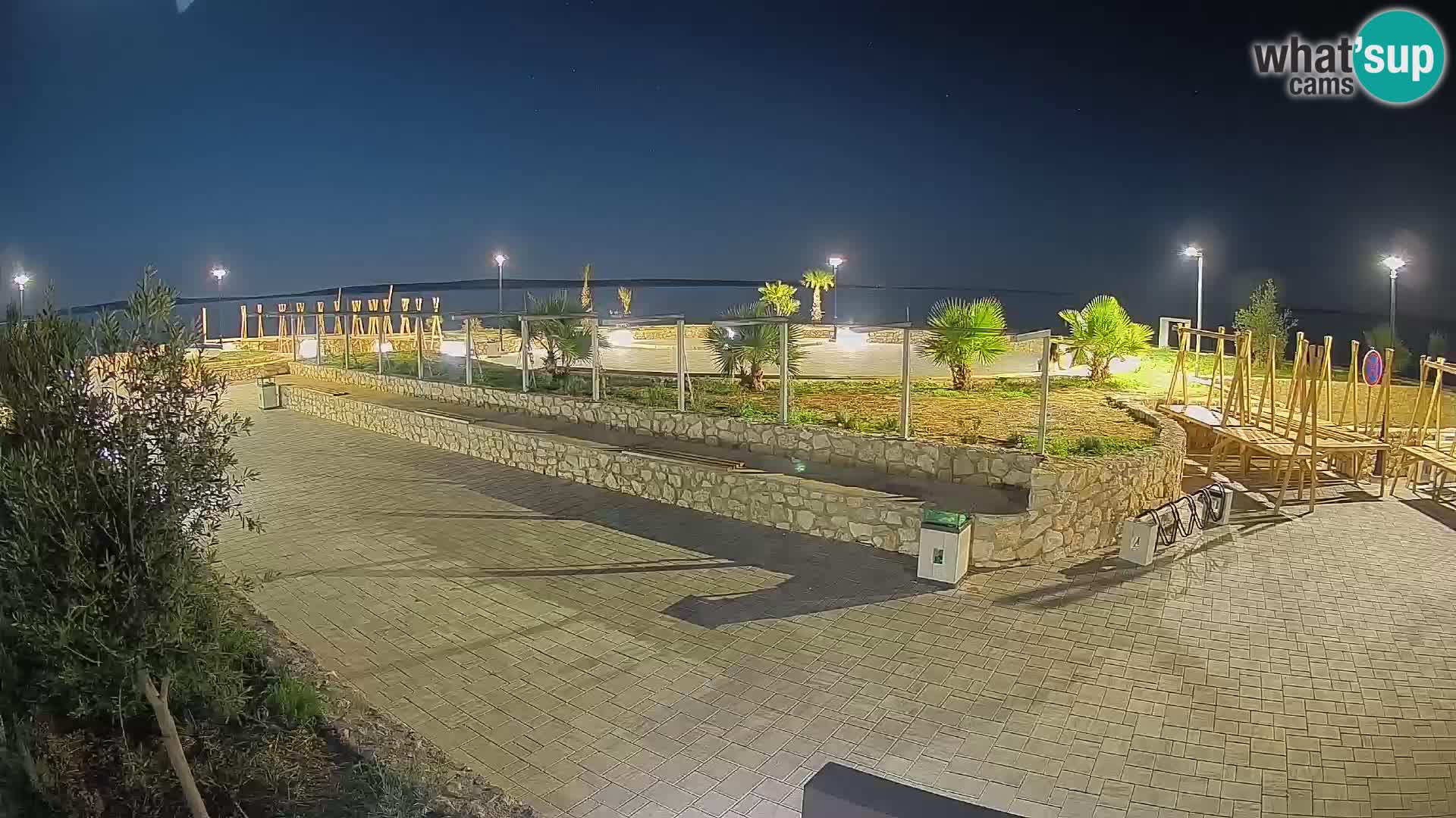 Webcam Mandre – Scène estivale Velika điga | Île de Pag
