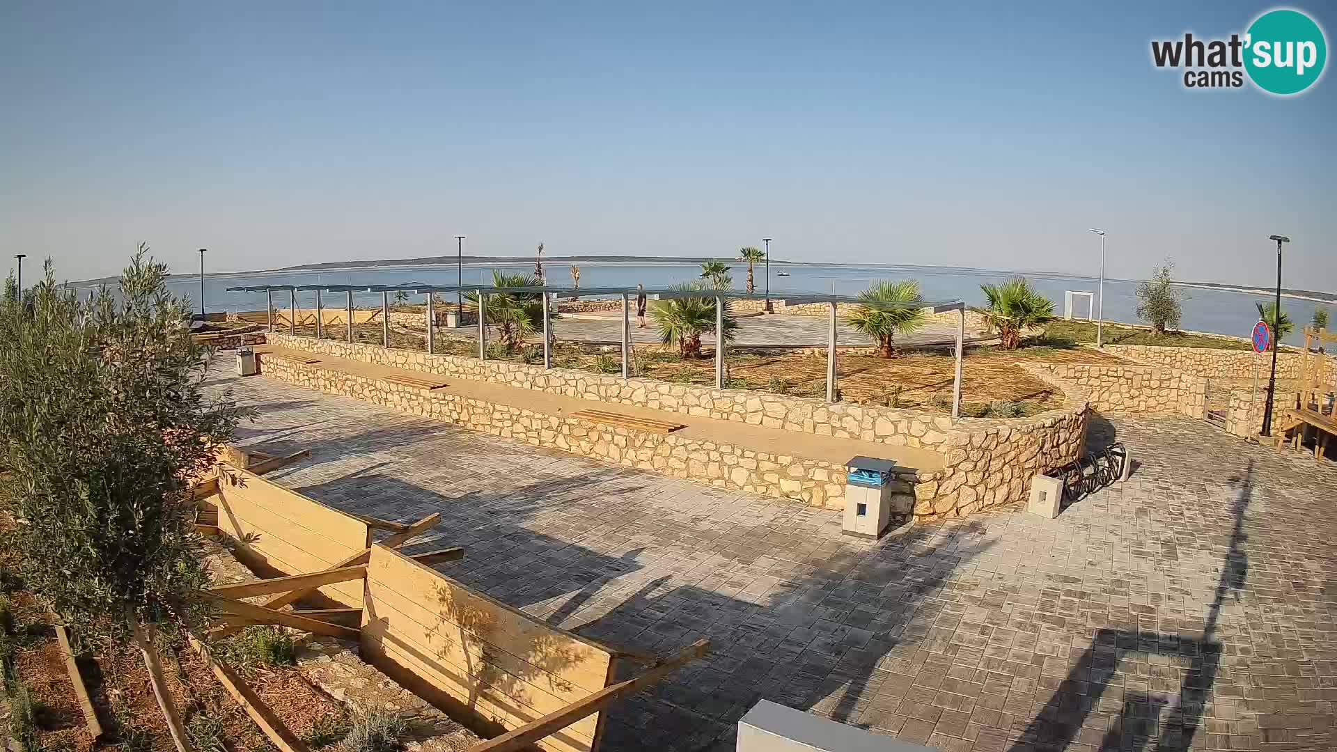 Mandre Summer Stage Webcam – Velika điga | Pag Island