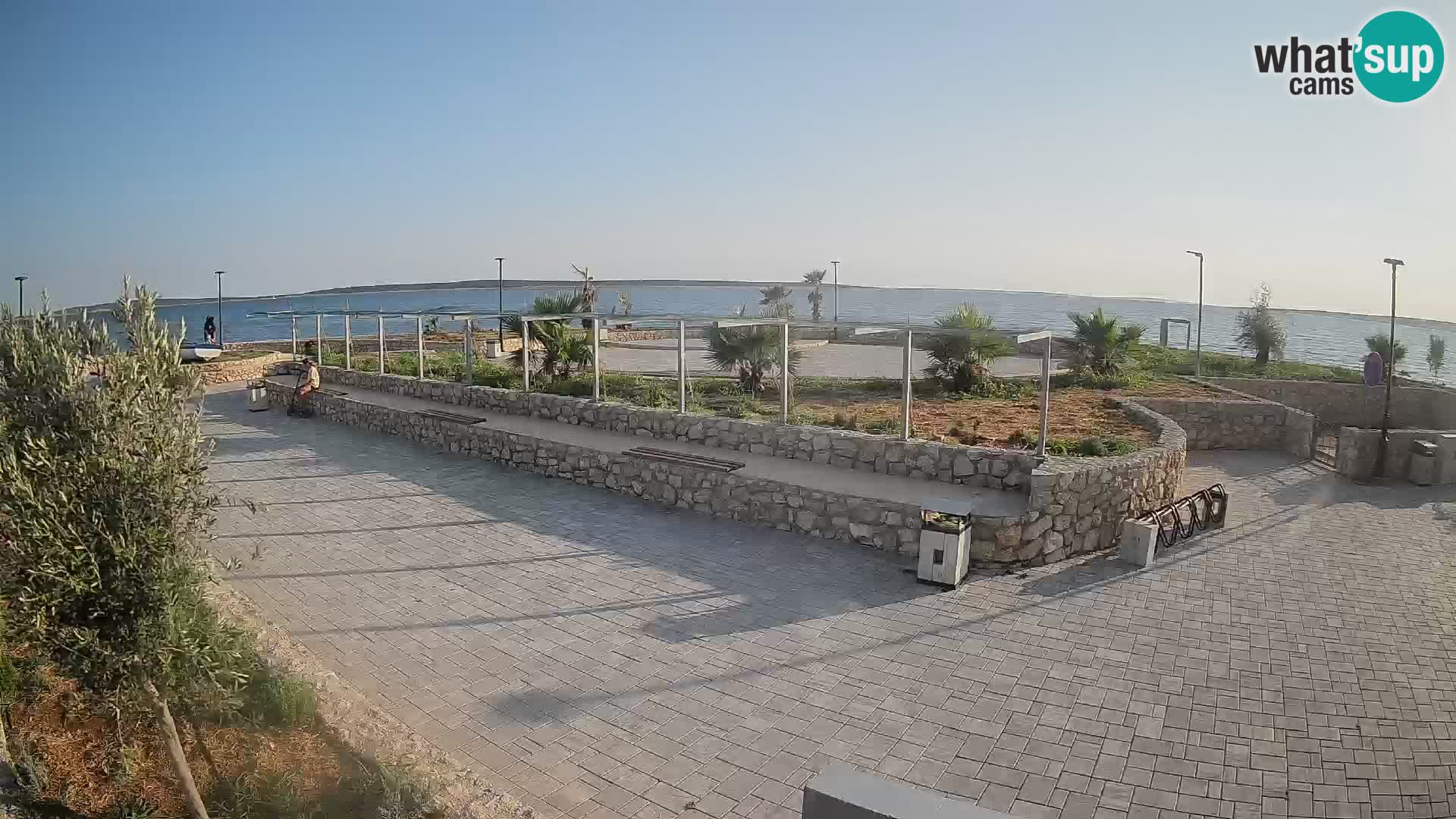Webcam Mandre – Scène estivale Velika điga | Île de Pag
