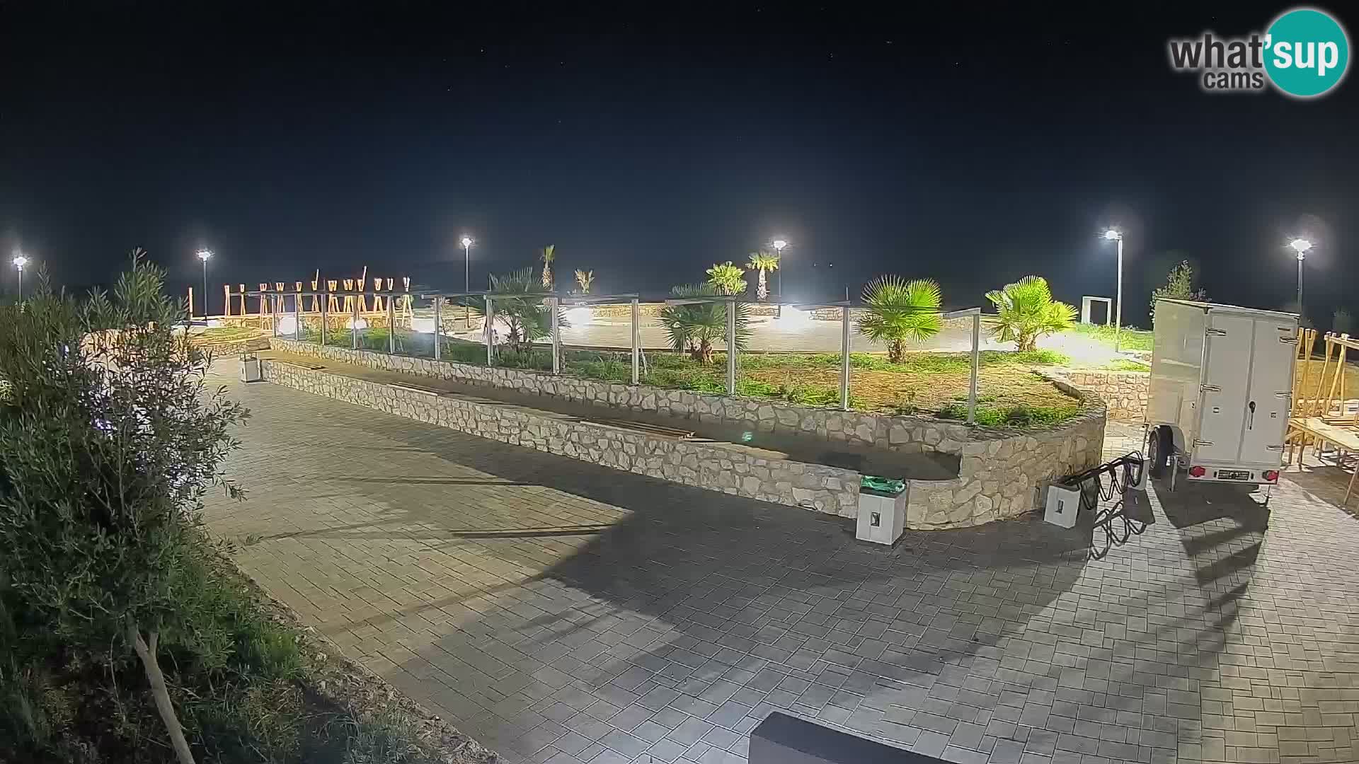 Webcam Mandre – Palco estivo Velika điga | Isola di Pag