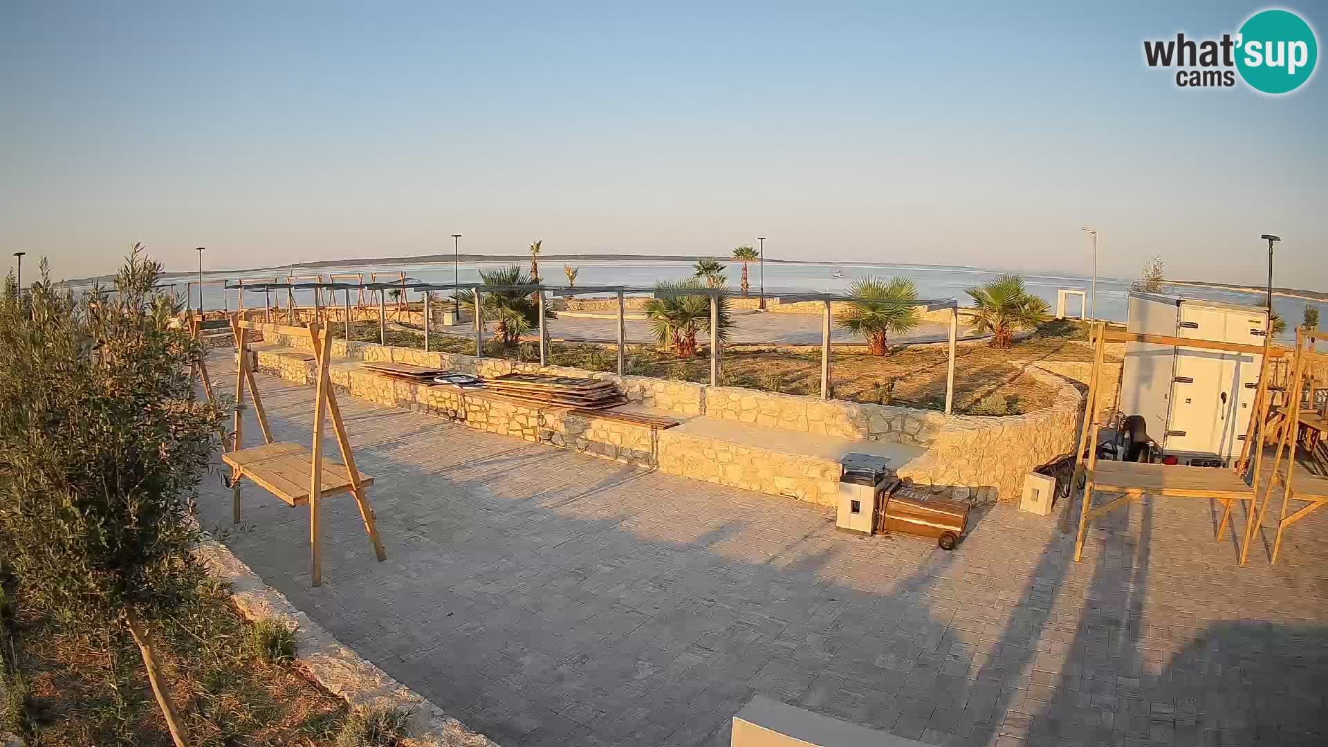 Webcam Mandre – Palco estivo Velika điga | Isola di Pag