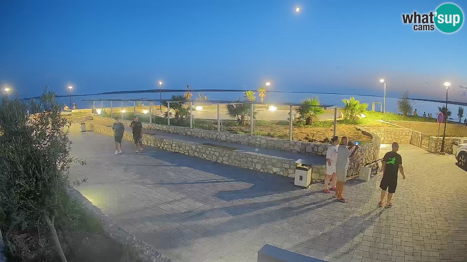 Webcam Mandre – Scène estivale Velika điga | Île de Pag