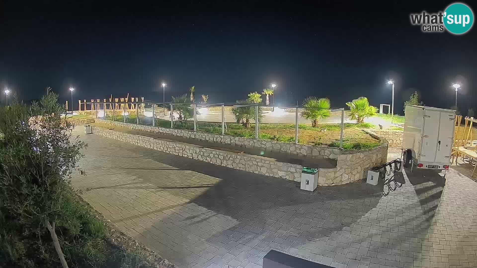 Webcam Mandre – Scène estivale Velika điga | Île de Pag