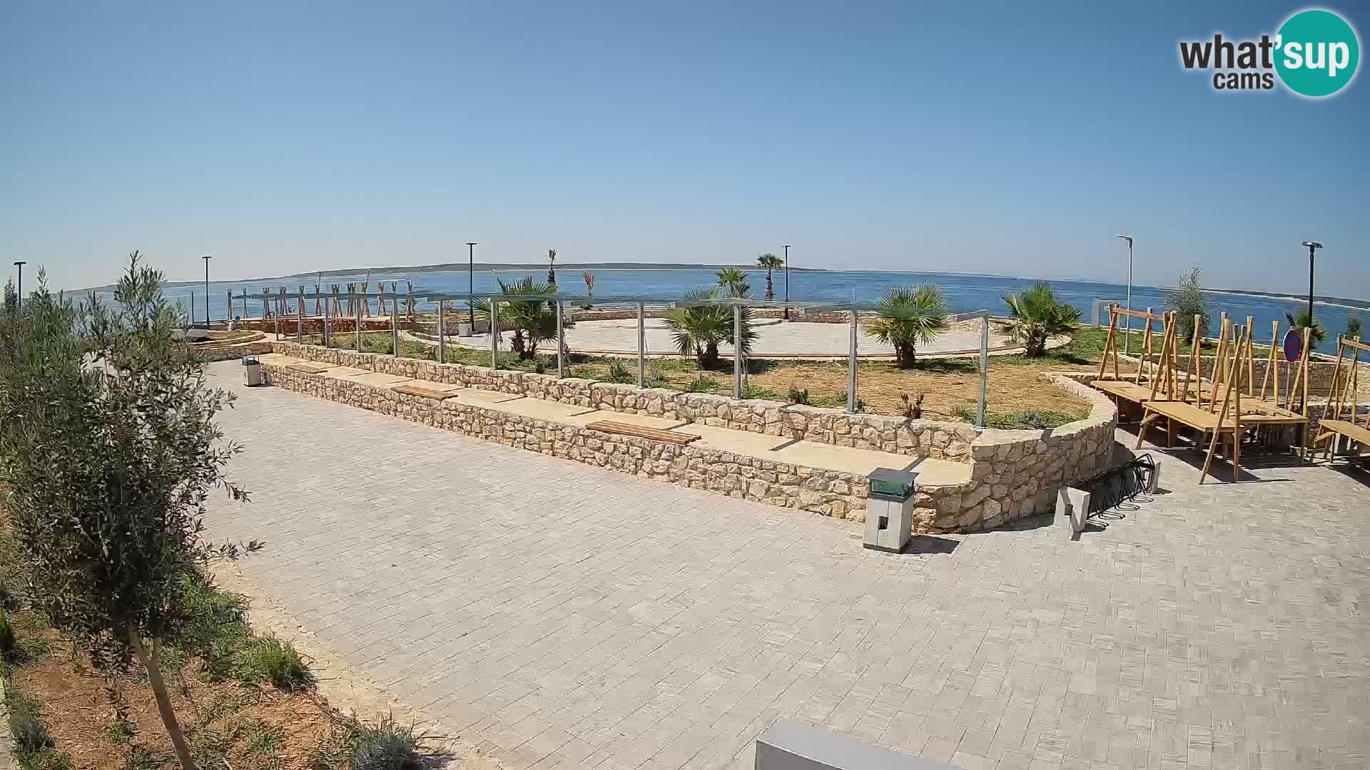 Webcam Mandre – Palco estivo Velika điga | Isola di Pag