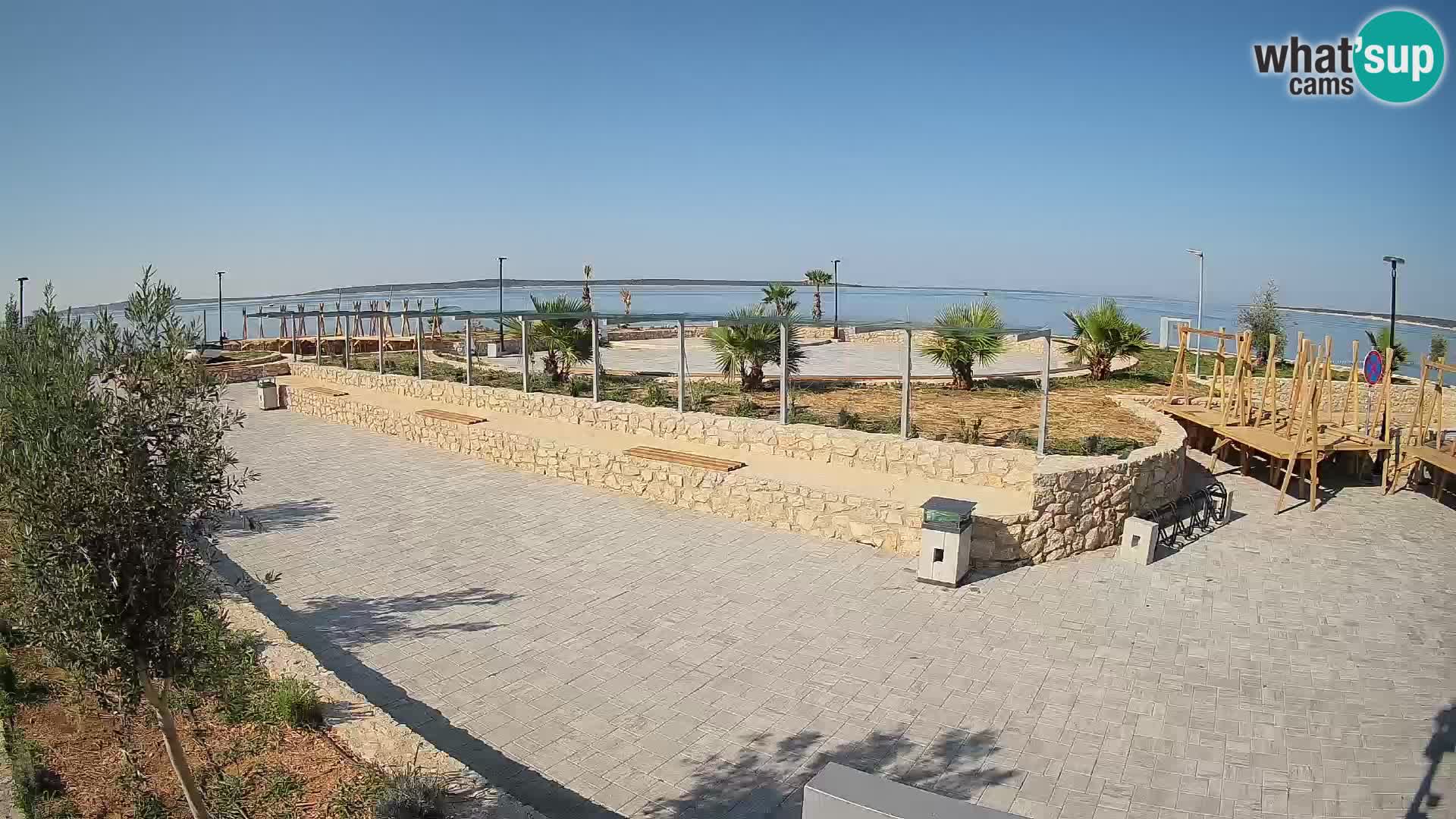 Webcam Mandre – Palco estivo Velika điga | Isola di Pag
