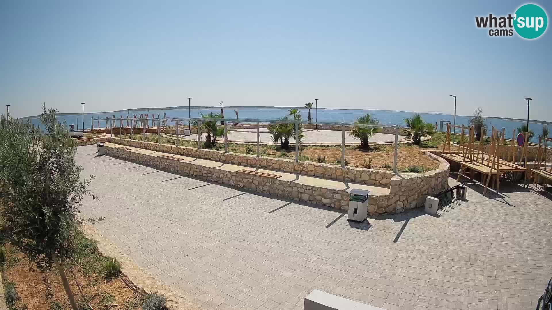 Mandre Sommerbühne Webcam – Velika điga | Insel Pag