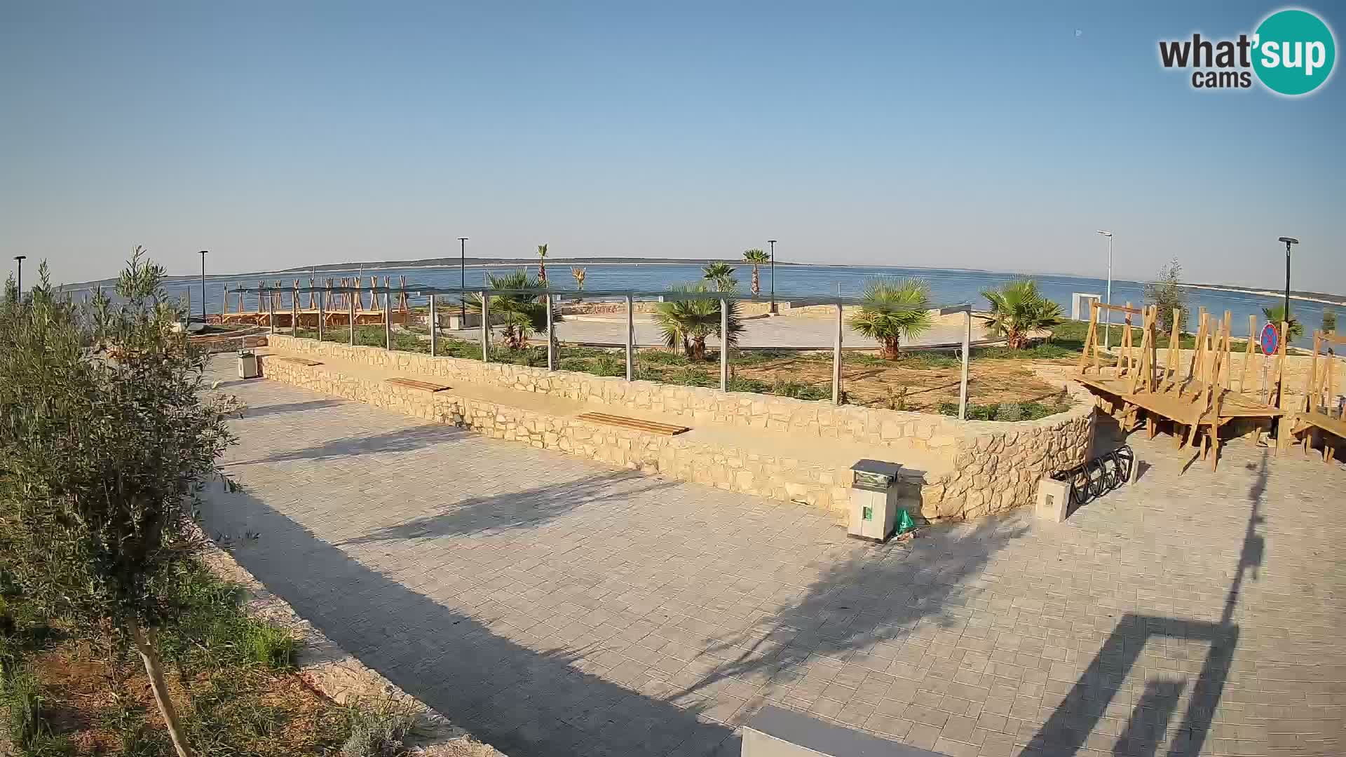 Webcam Mandre – Scène estivale Velika điga | Île de Pag
