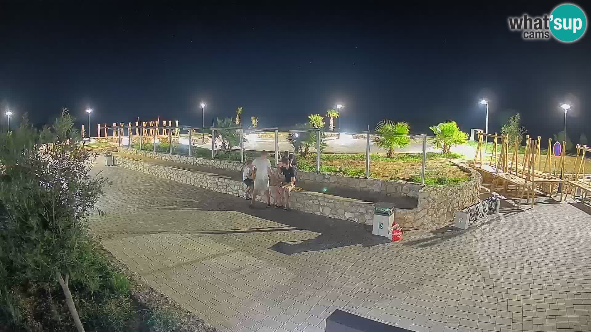 Webcam Mandre – Scène estivale Velika điga | Île de Pag