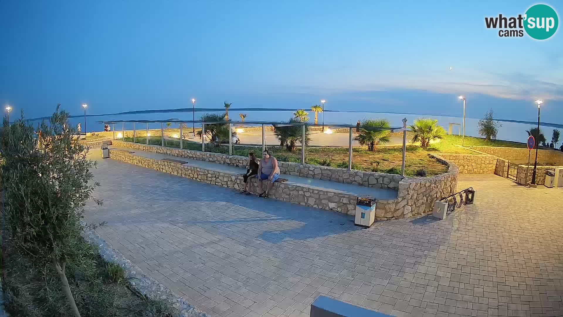 Webcam Mandre – Escenario de verano Velika điga | Isla de Pag