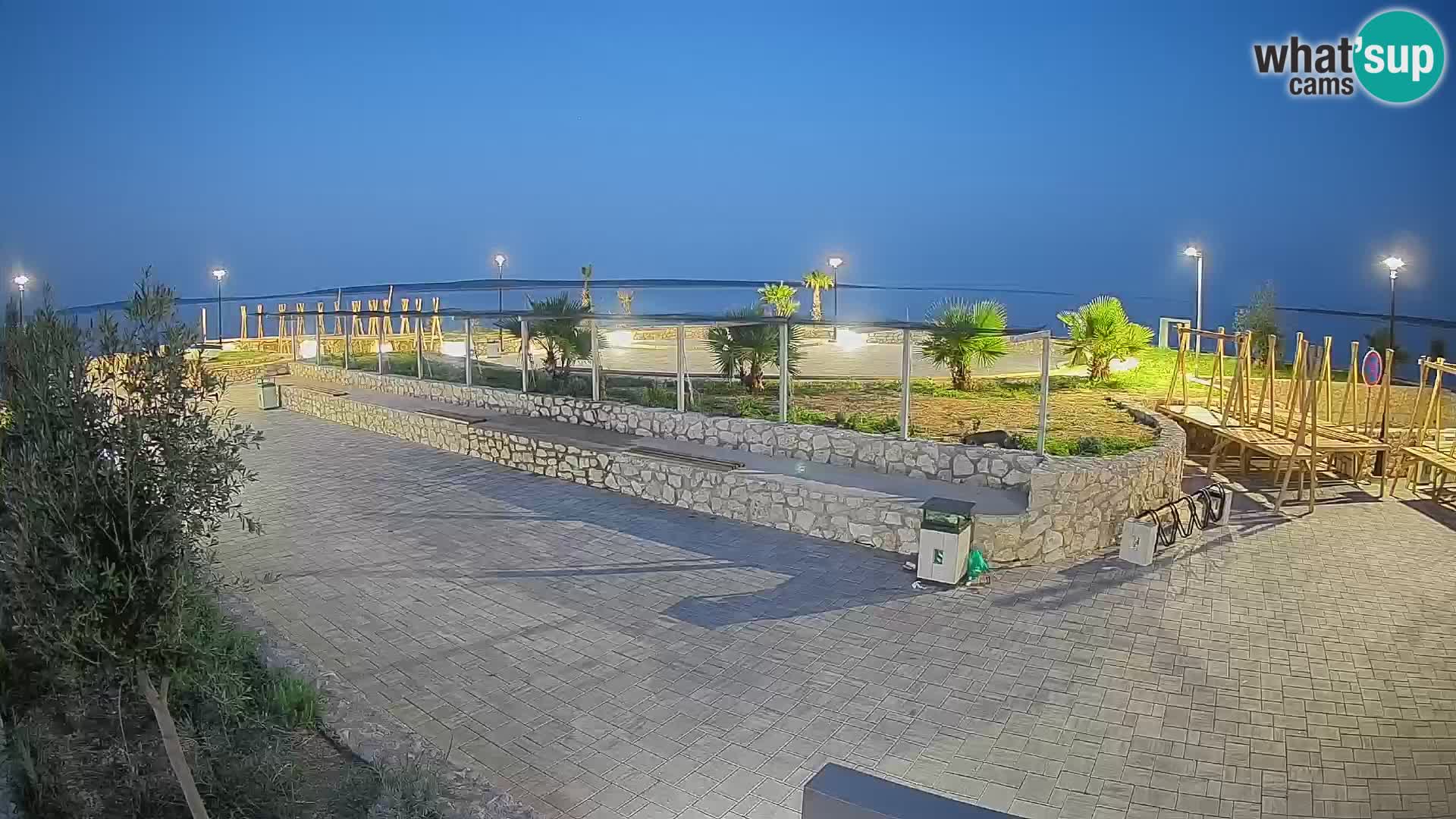 Webcam Mandre – Scène estivale Velika điga | Île de Pag