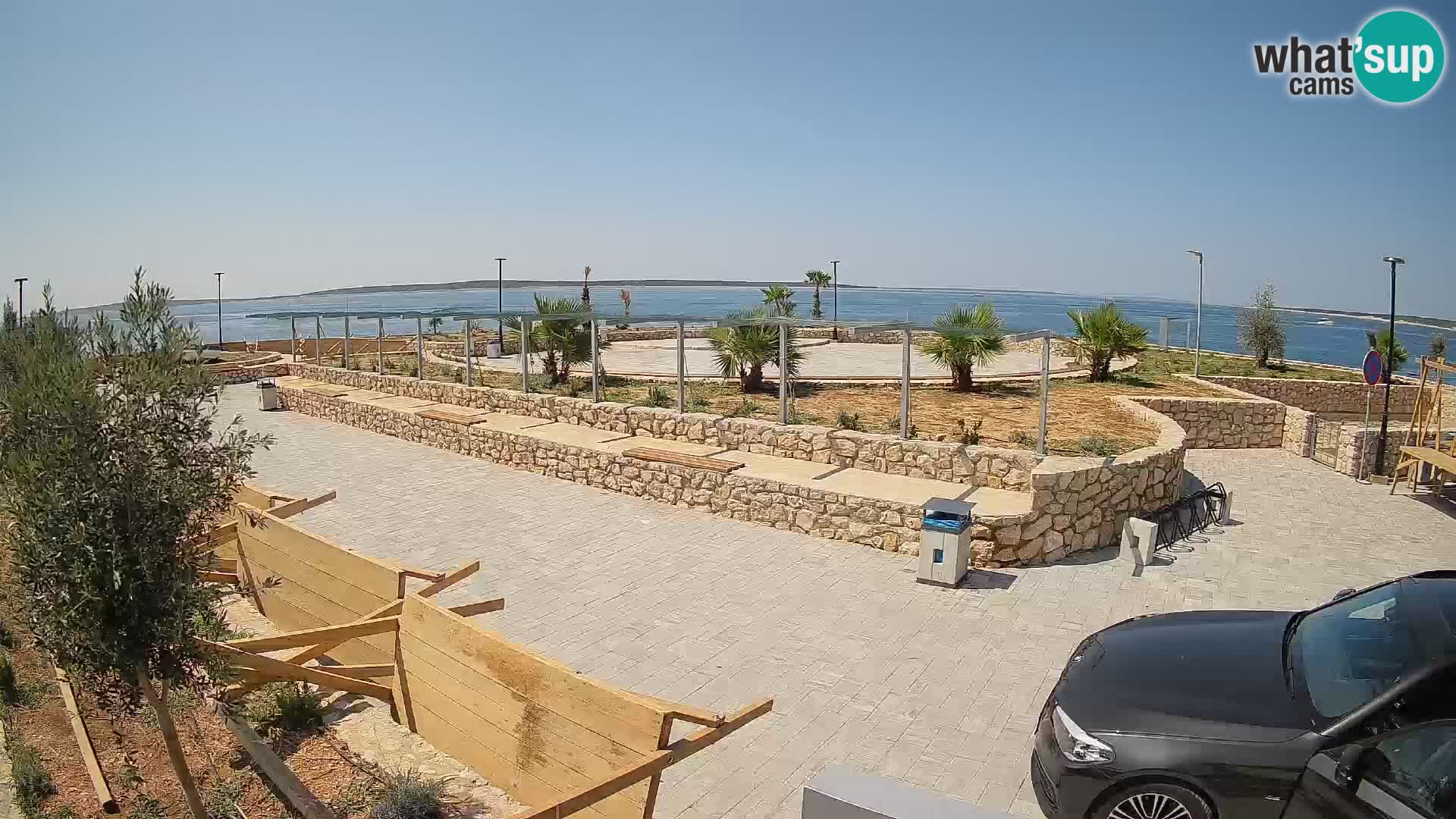 Mandre Summer Stage Webcam – Velika điga | Pag Island