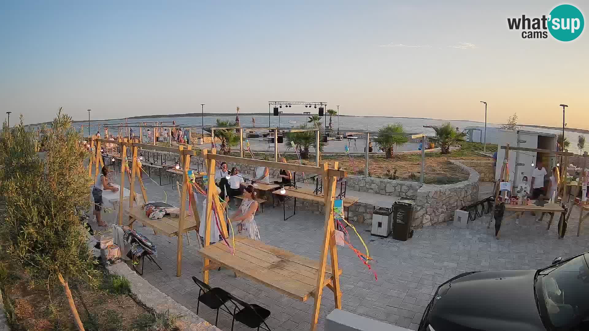 Mandre Summer Stage Webcam – Velika điga | Pag Island