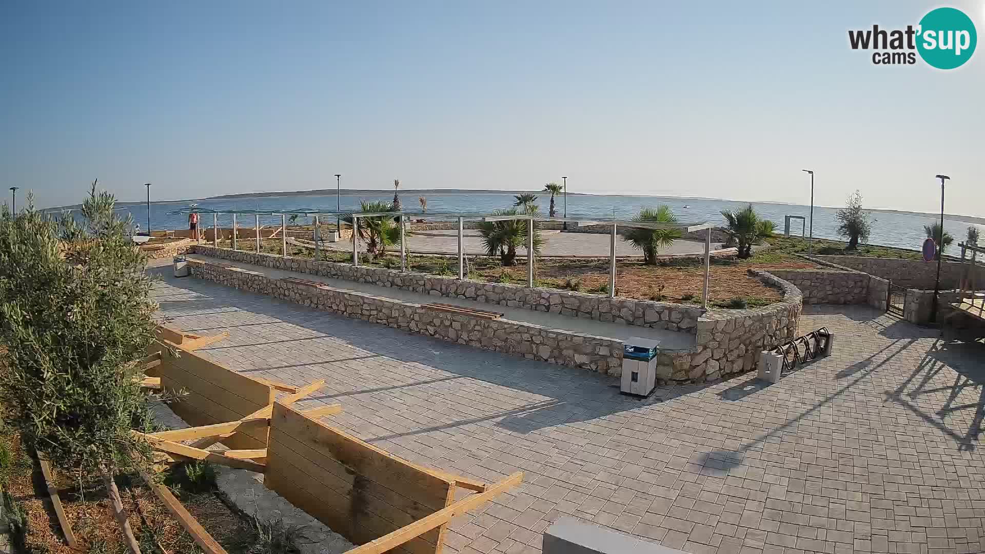 Webcam Mandre – Scène estivale Velika điga | Île de Pag
