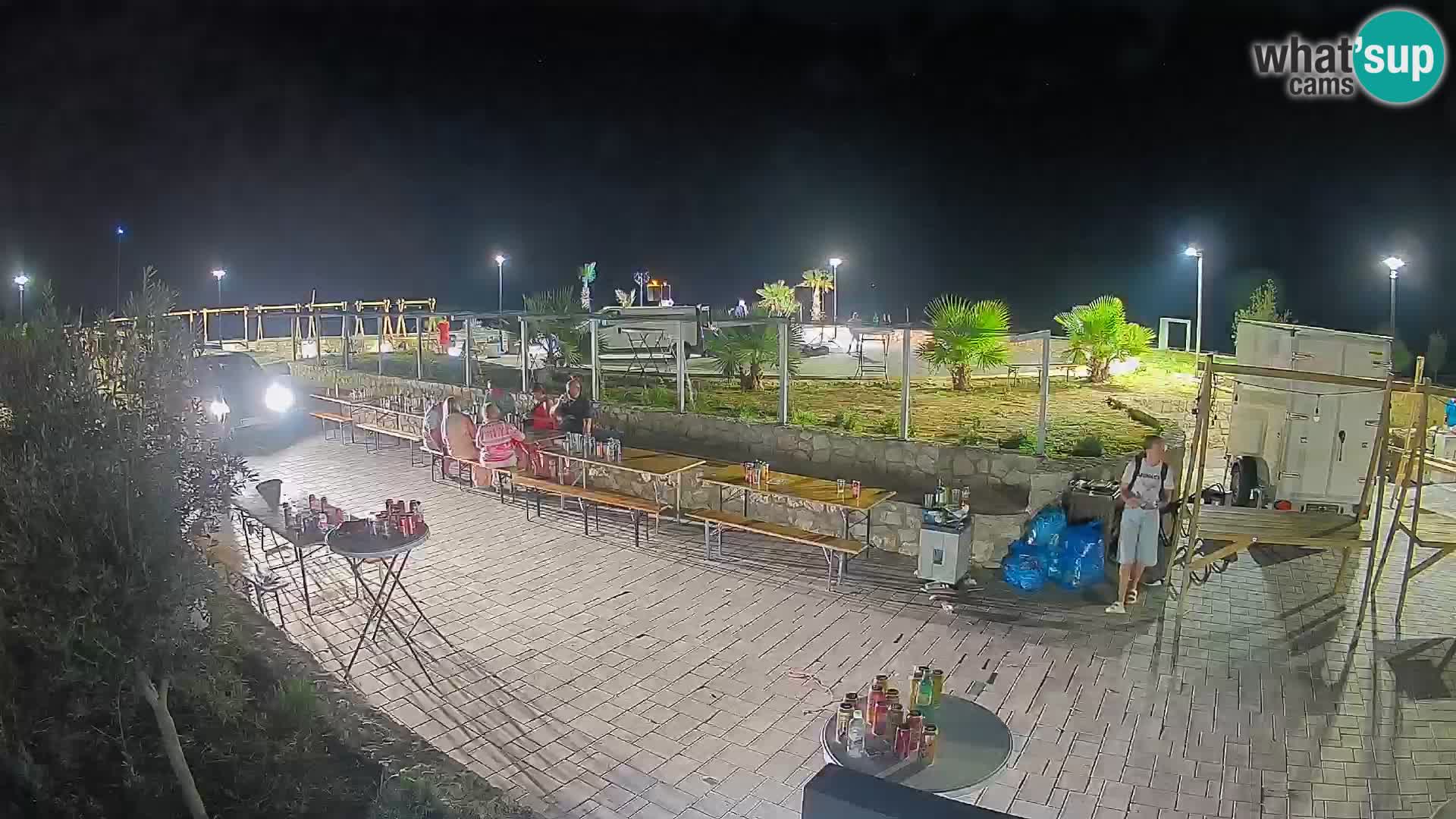 Webcam Mandre – Escenario de verano Velika điga | Isla de Pag