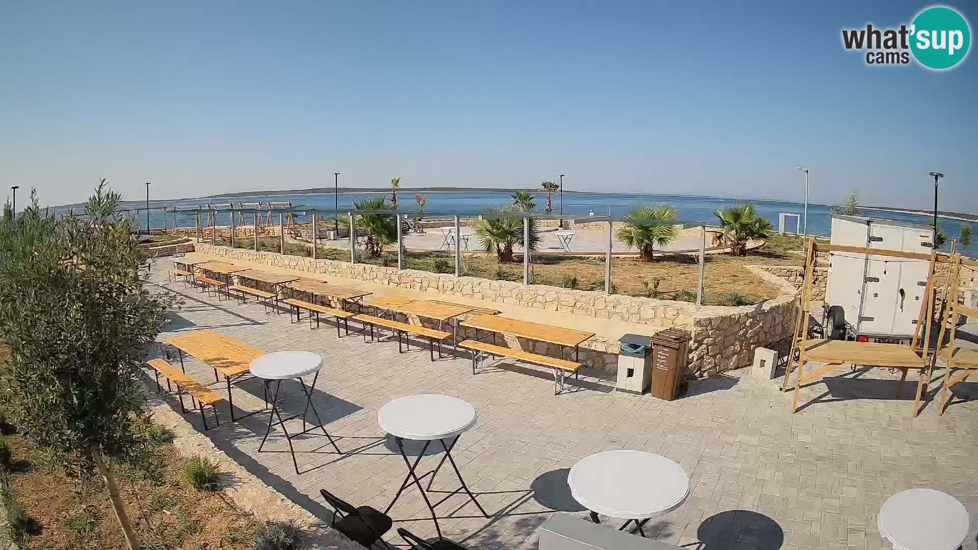 Webcam Mandre – Scène estivale Velika điga | Île de Pag