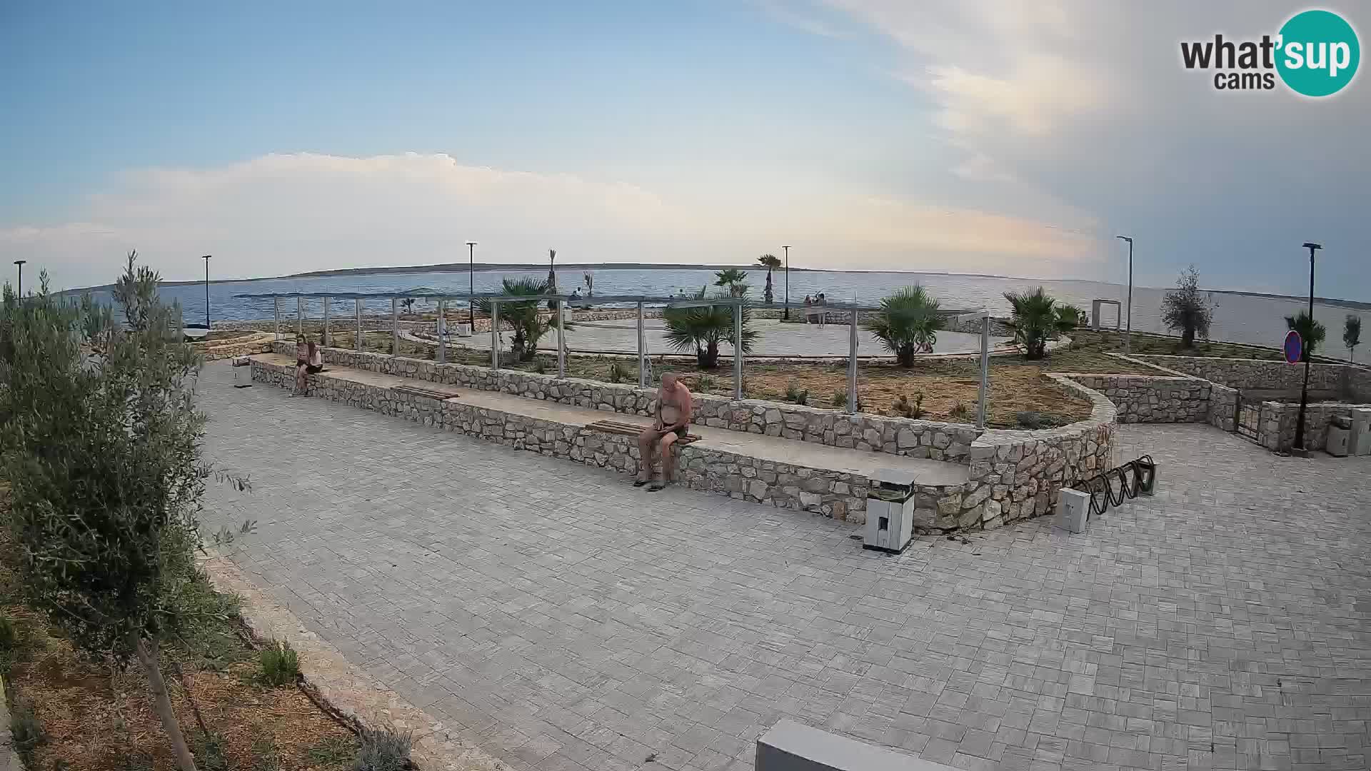 Webcam Mandre – Escenario de verano Velika điga | Isla de Pag
