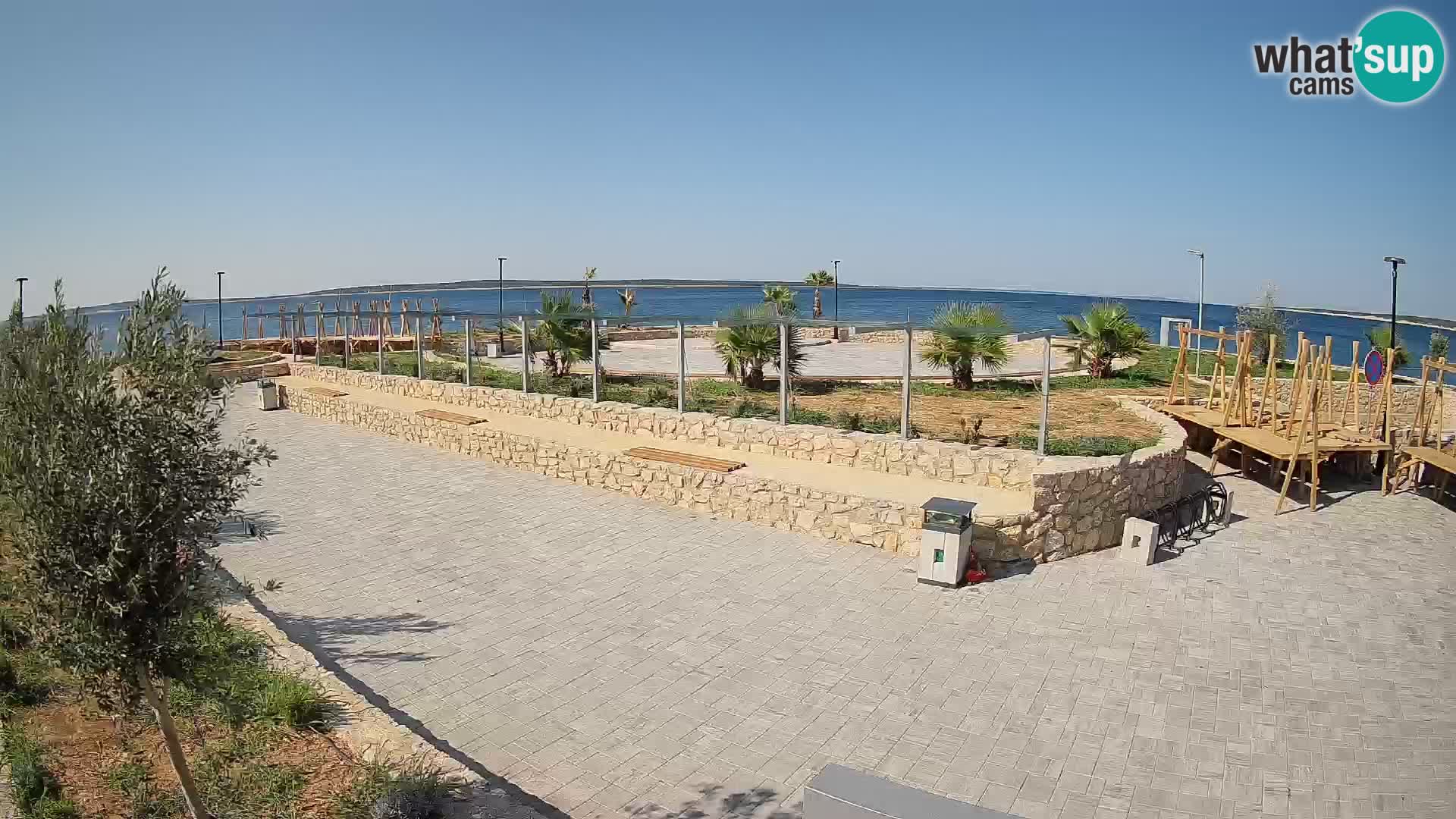 Mandre Summer Stage Webcam – Velika điga | Pag Island