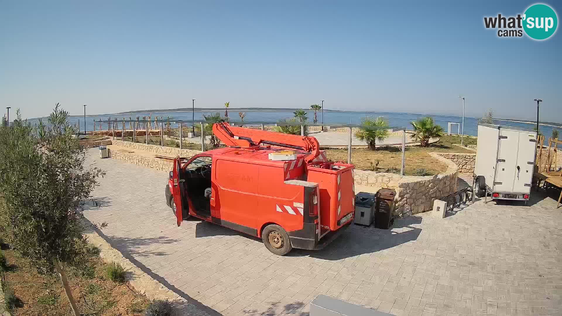 Mandre Summer Stage Webcam – Velika điga | Pag Island