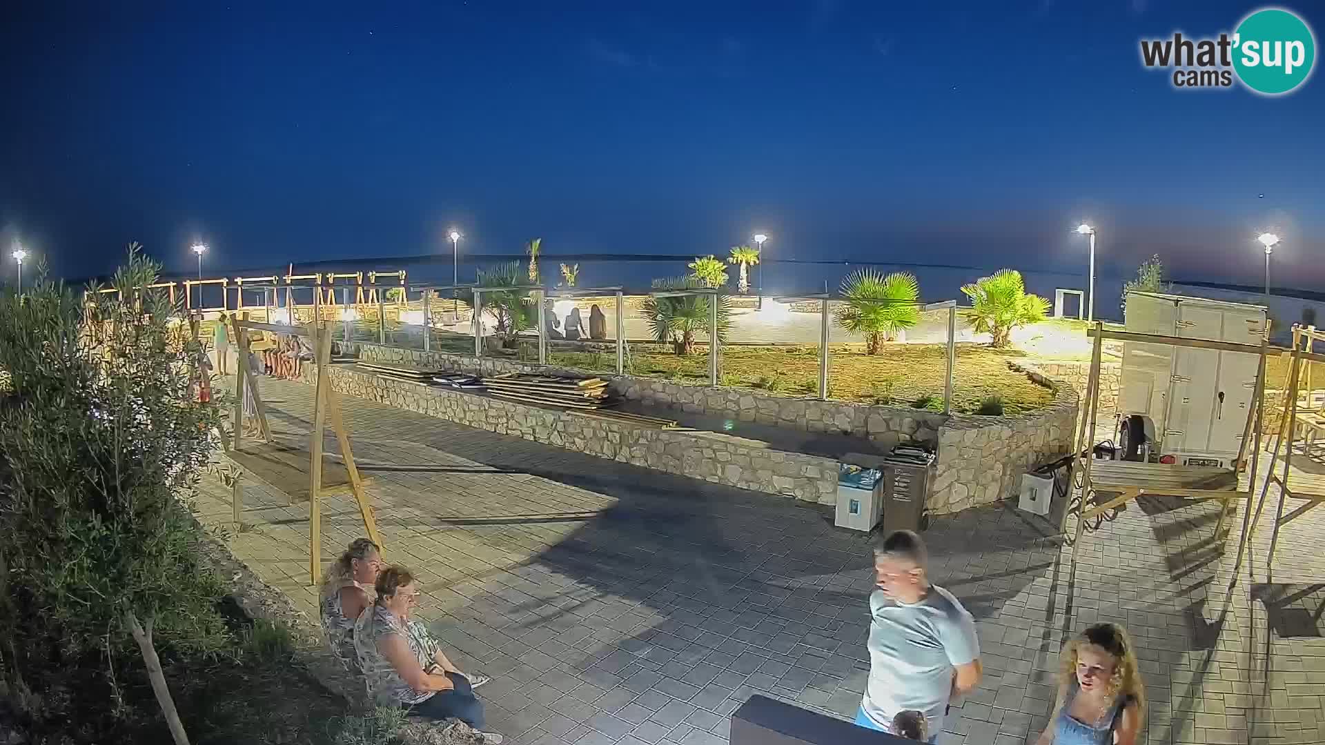 Webcam Mandre – Palco estivo Velika điga | Isola di Pag