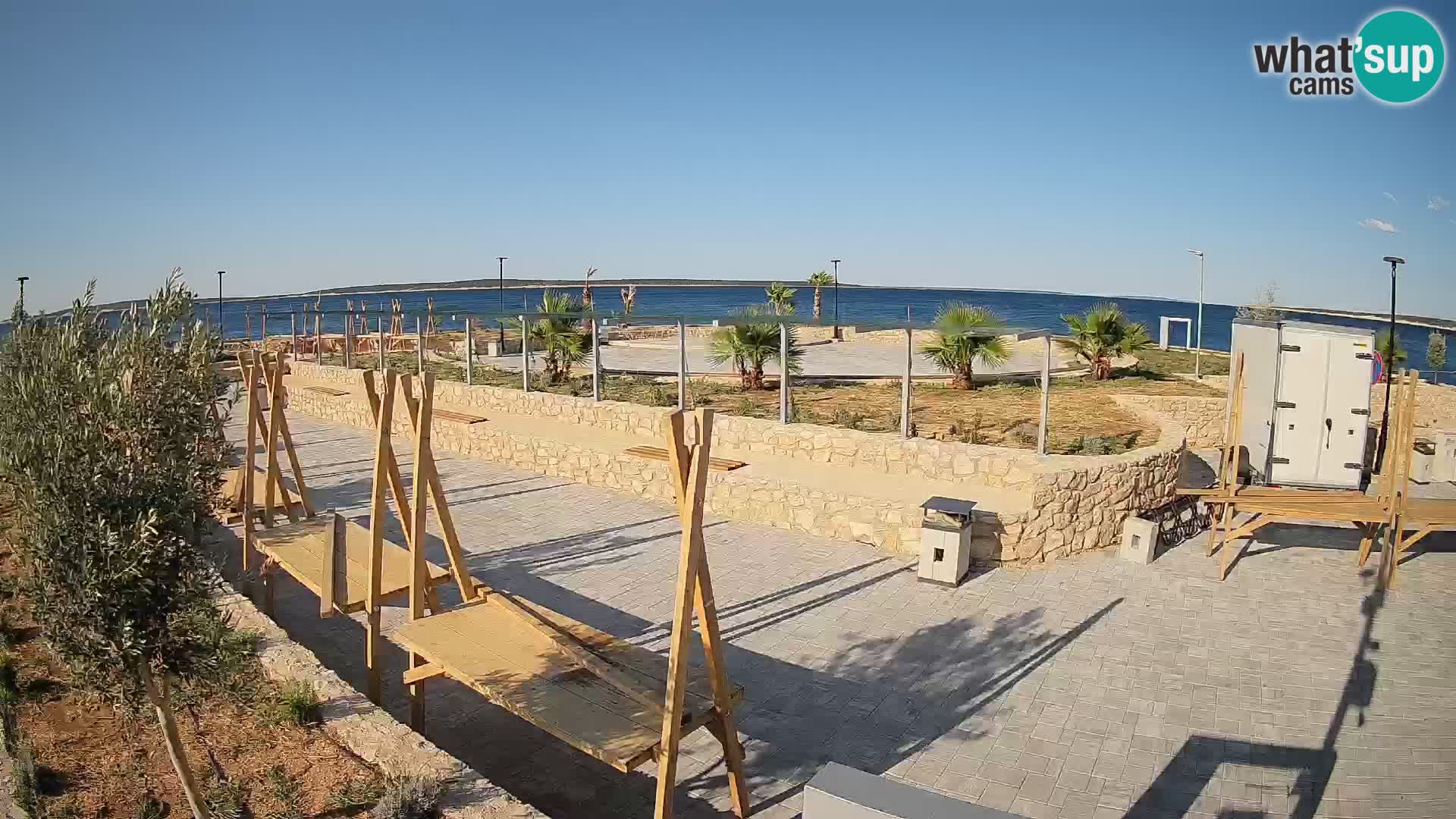Webcam Mandre – Palco estivo Velika điga | Isola di Pag