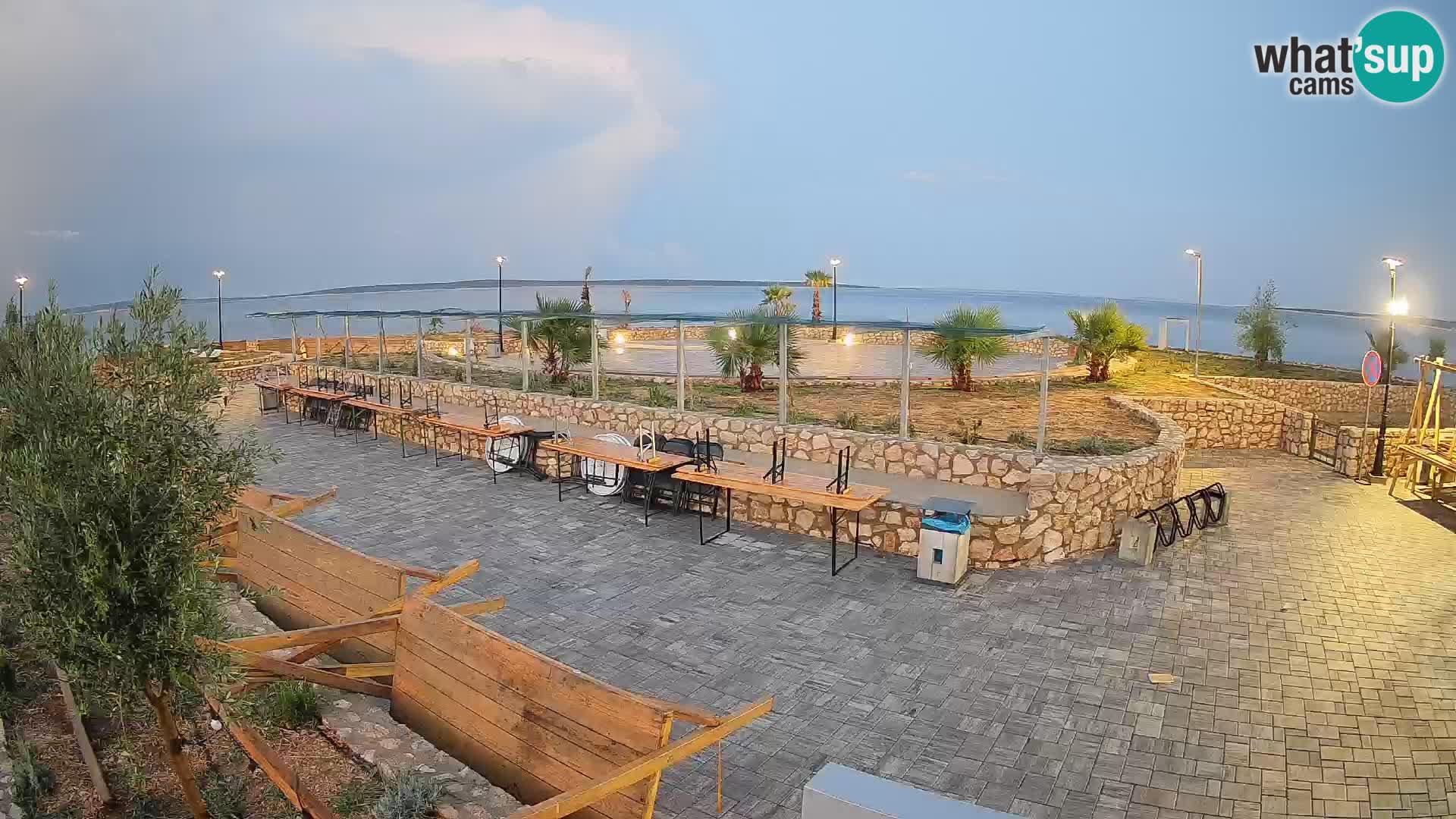 Webcam Mandre – Escenario de verano Velika điga | Isla de Pag