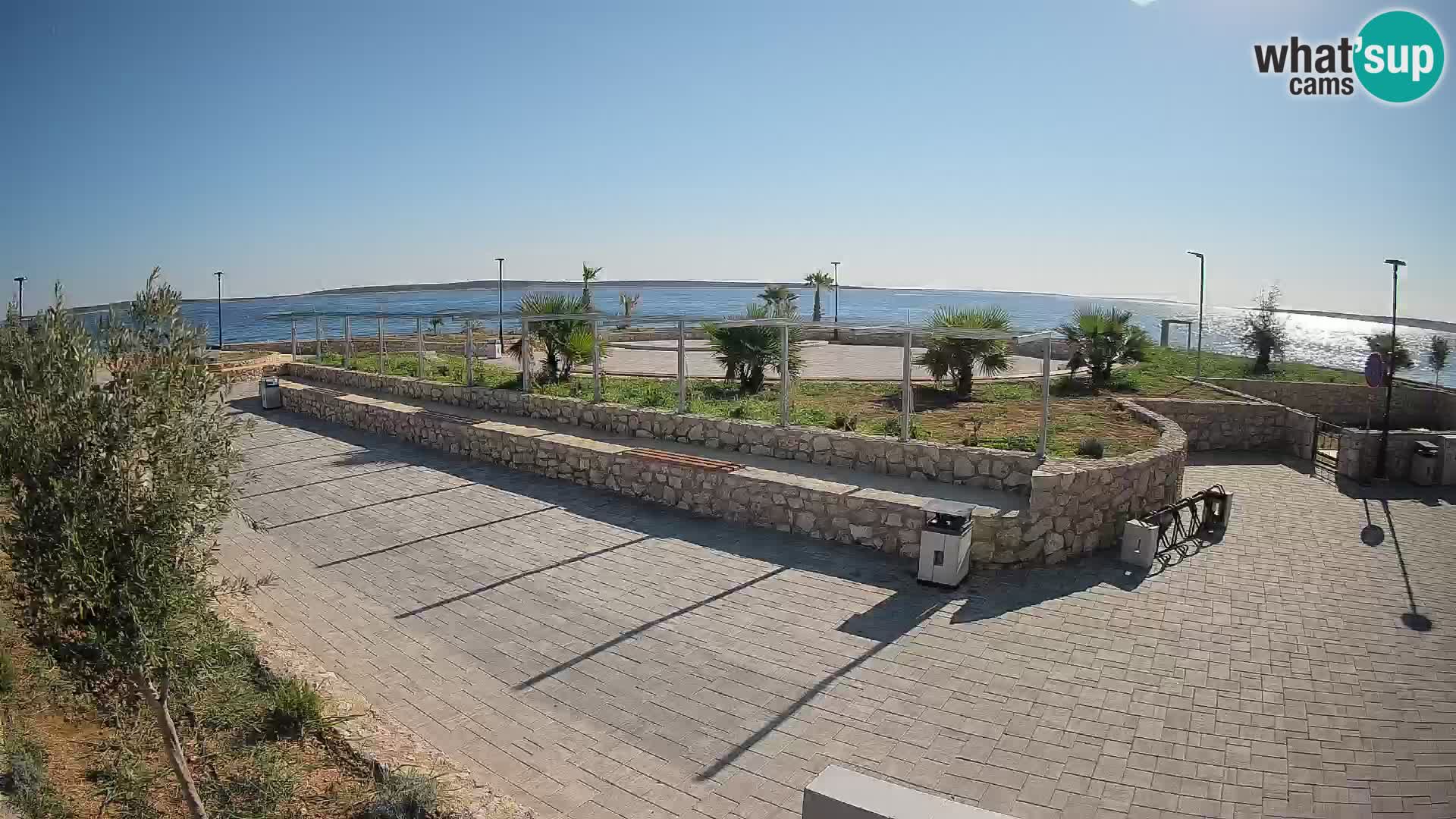 Webcam Mandre – Escenario de verano Velika điga | Isla de Pag
