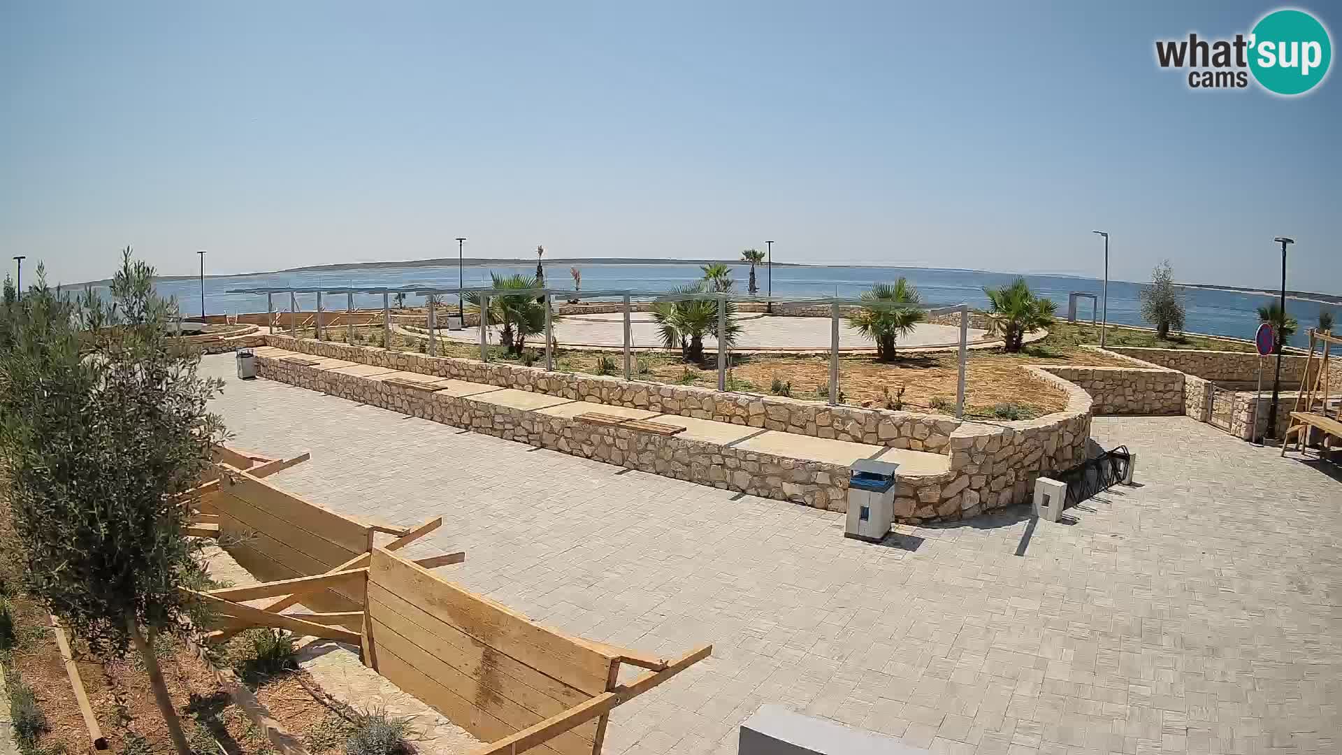 Mandre Summer Stage Webcam – Velika điga | Pag Island