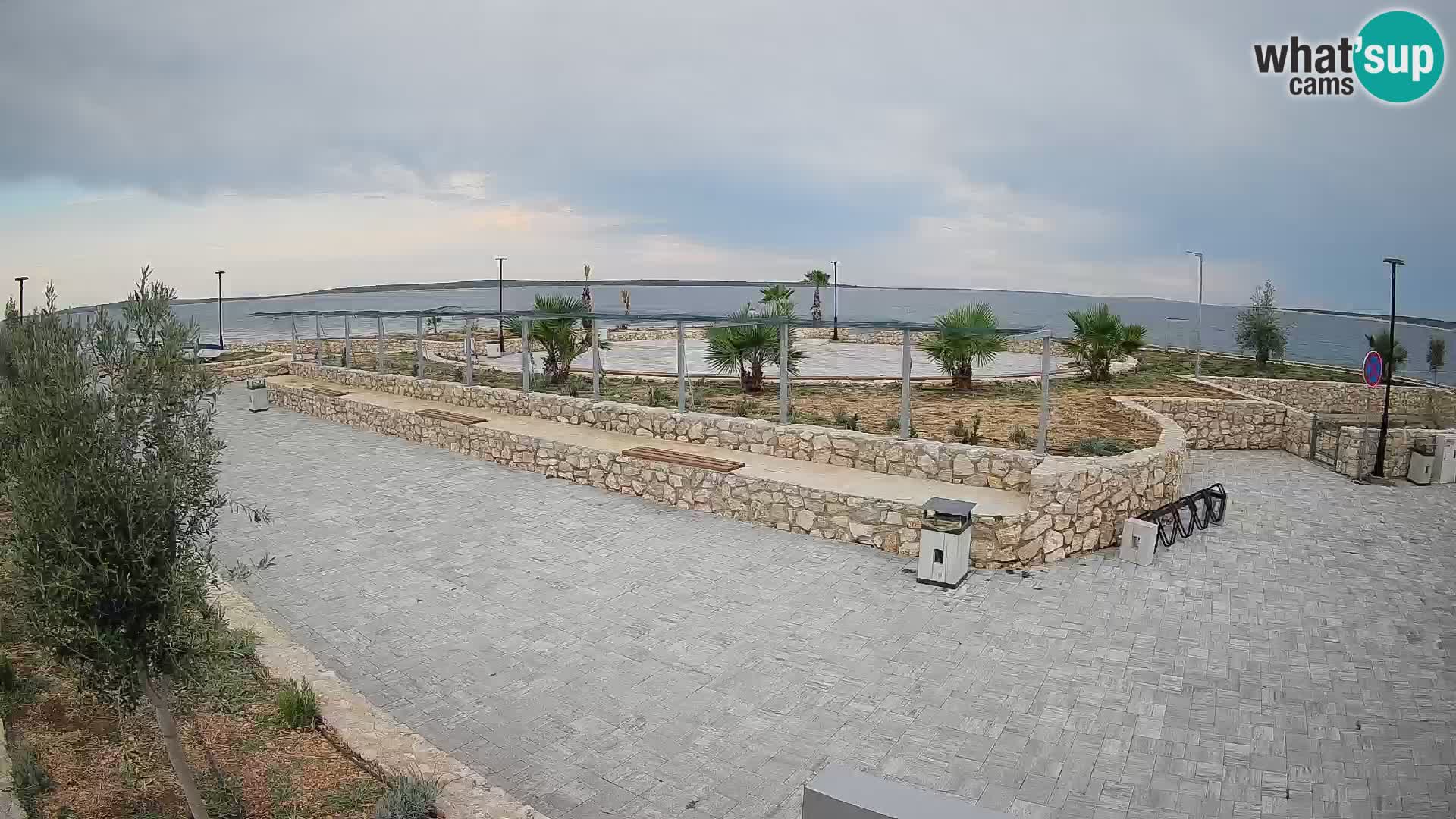 Webcam Mandre – Escenario de verano Velika điga | Isla de Pag