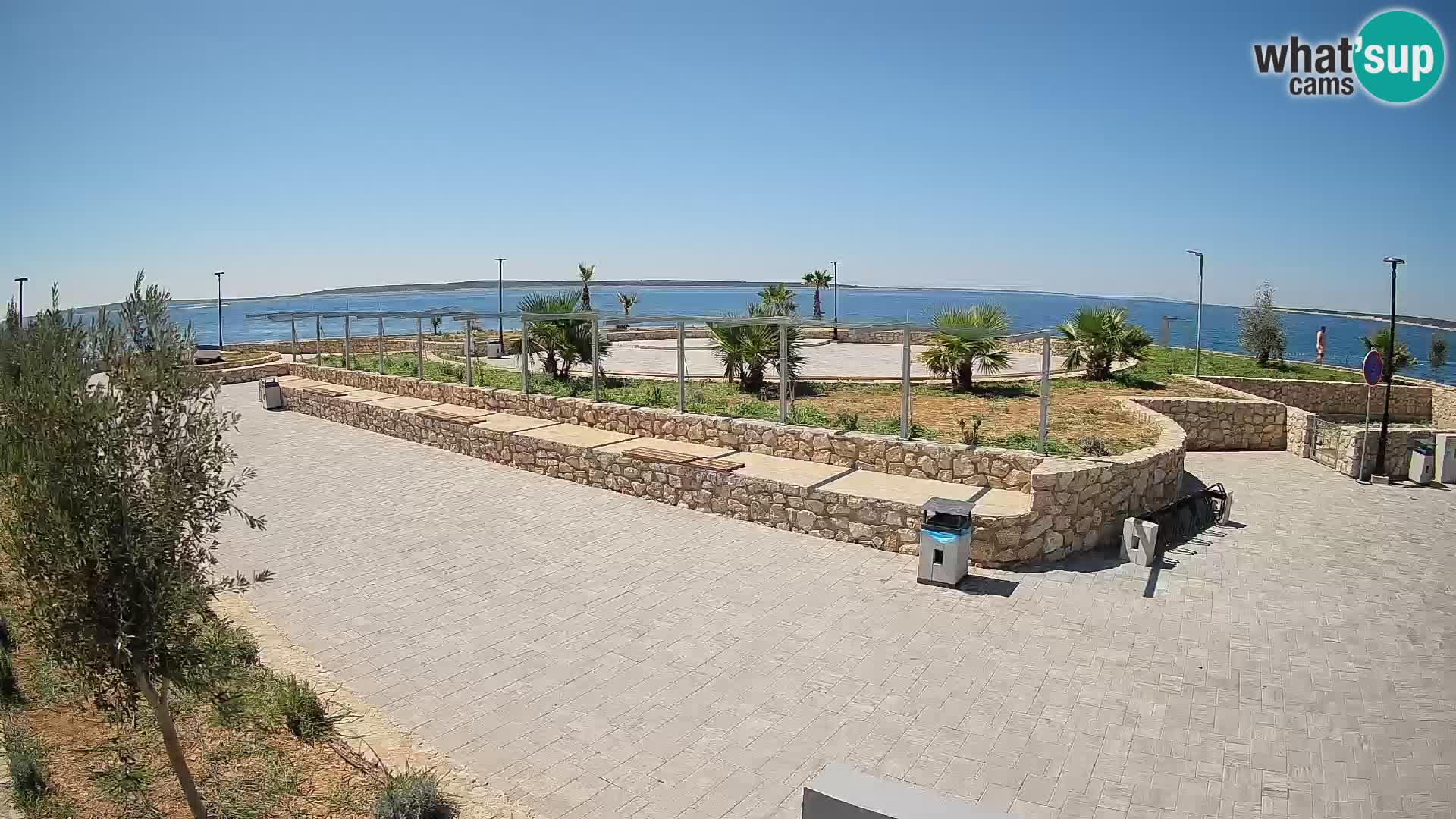 Webcam Mandre – Scène estivale Velika điga | Île de Pag