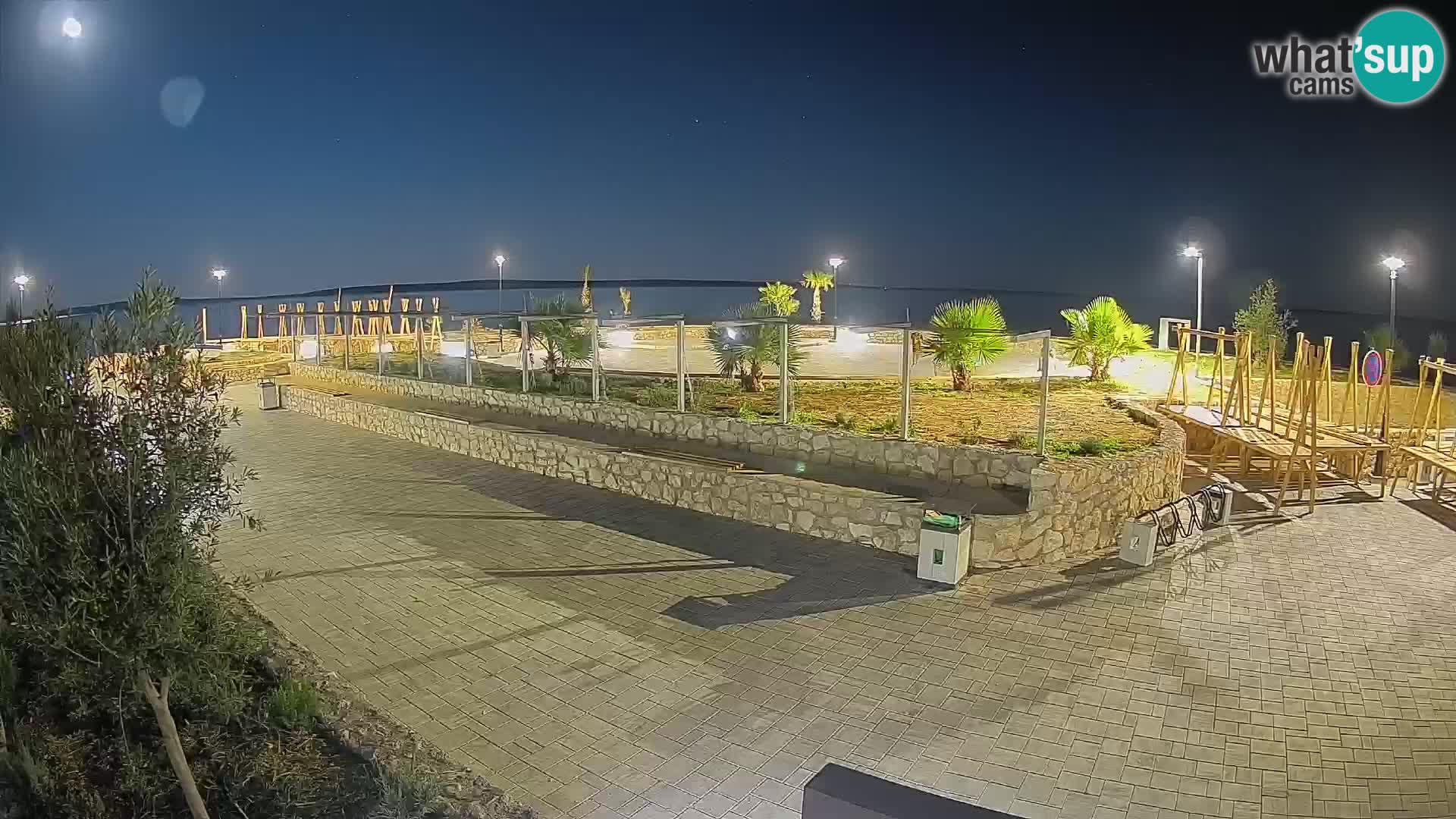 Webcam Mandre – Escenario de verano Velika điga | Isla de Pag