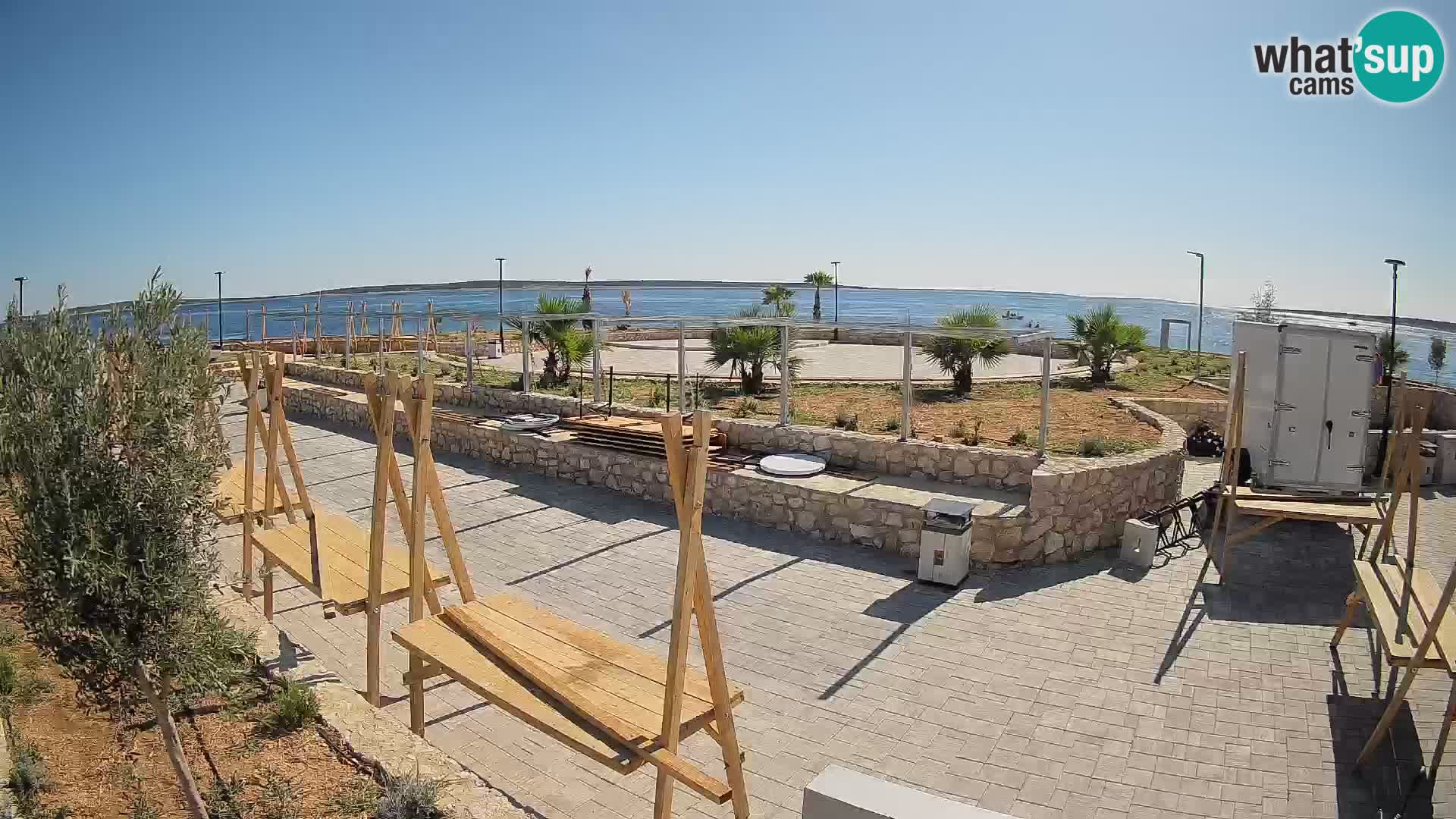 Mandre Summer Stage Webcam – Velika điga | Pag Island