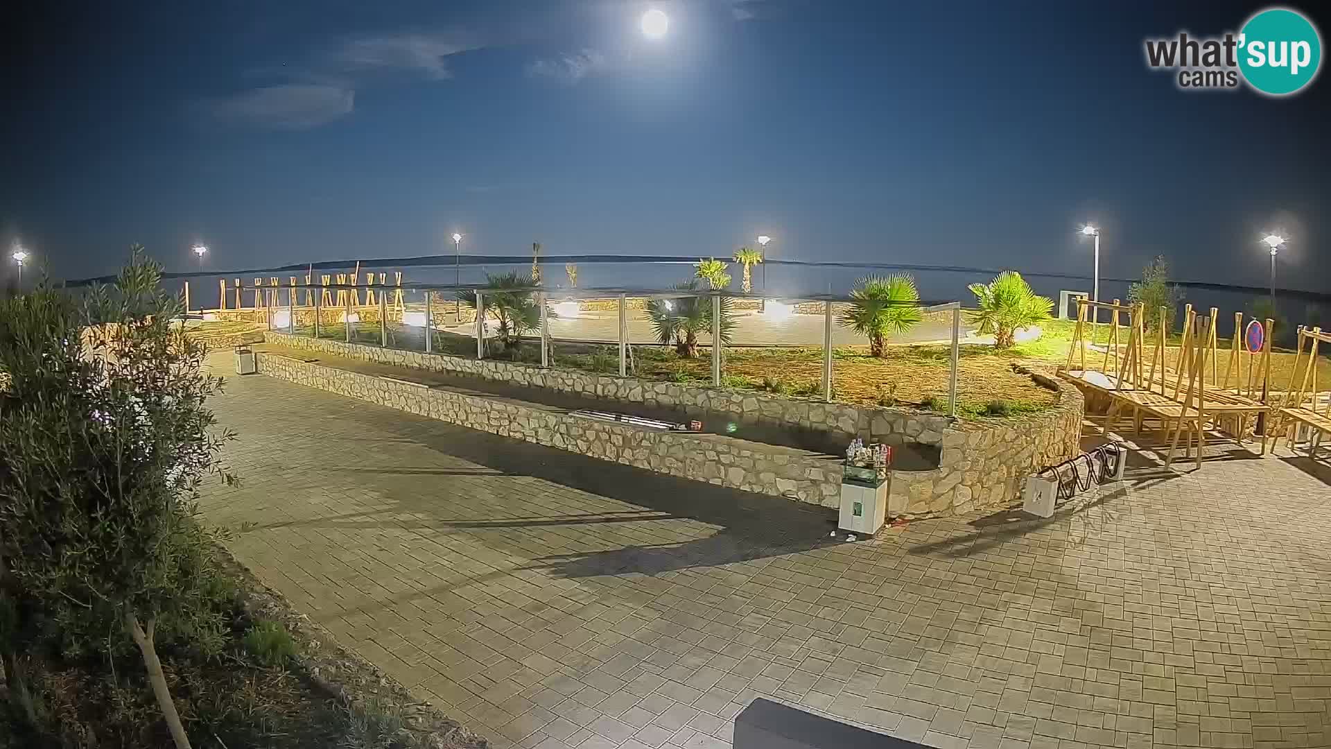Webcam Mandre – Palco estivo Velika điga | Isola di Pag